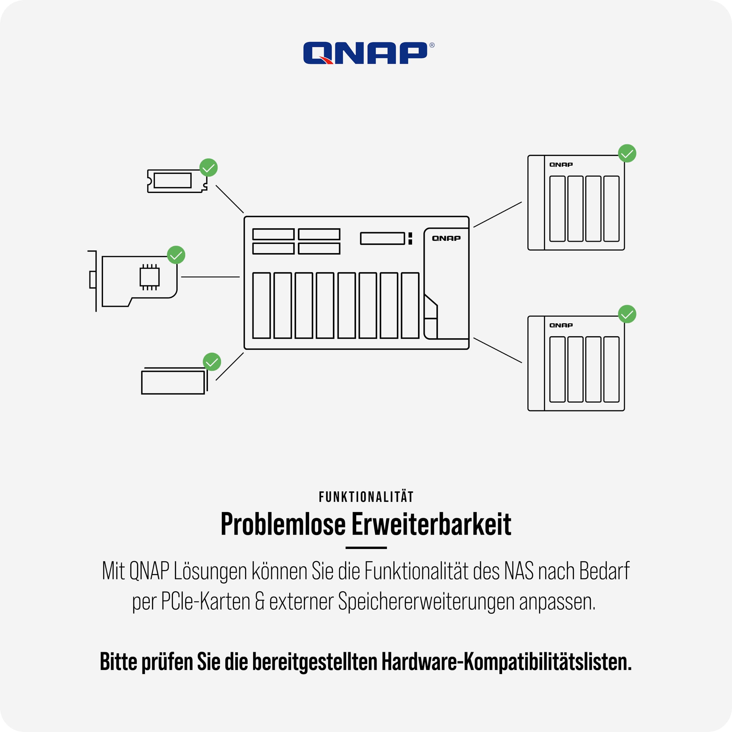 QNAP 6-Bay desktop NAS Intel Celeron N5105/N5095 quad-core