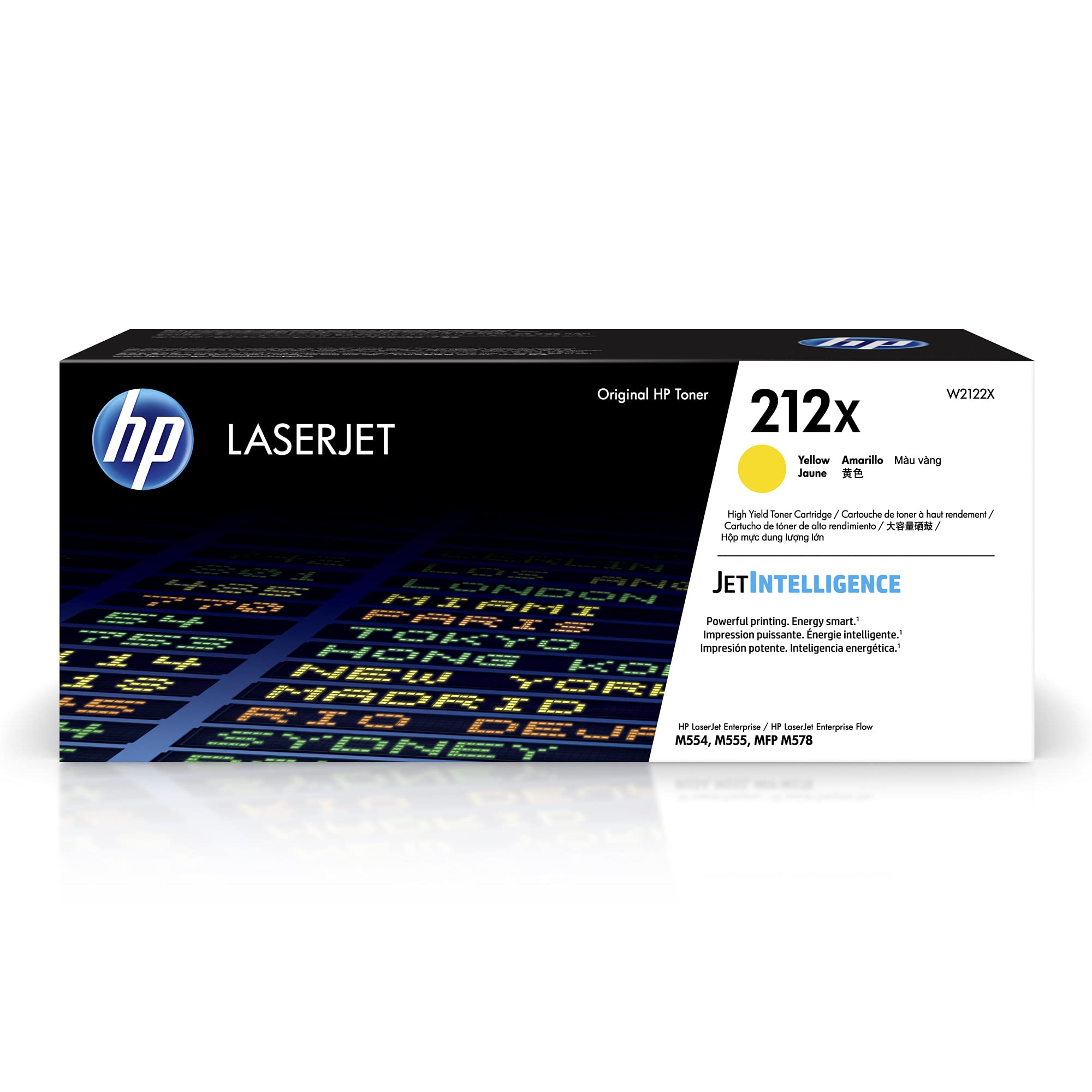 HP 212X High Yield Yellow Original LaserJet Toner Cartridge