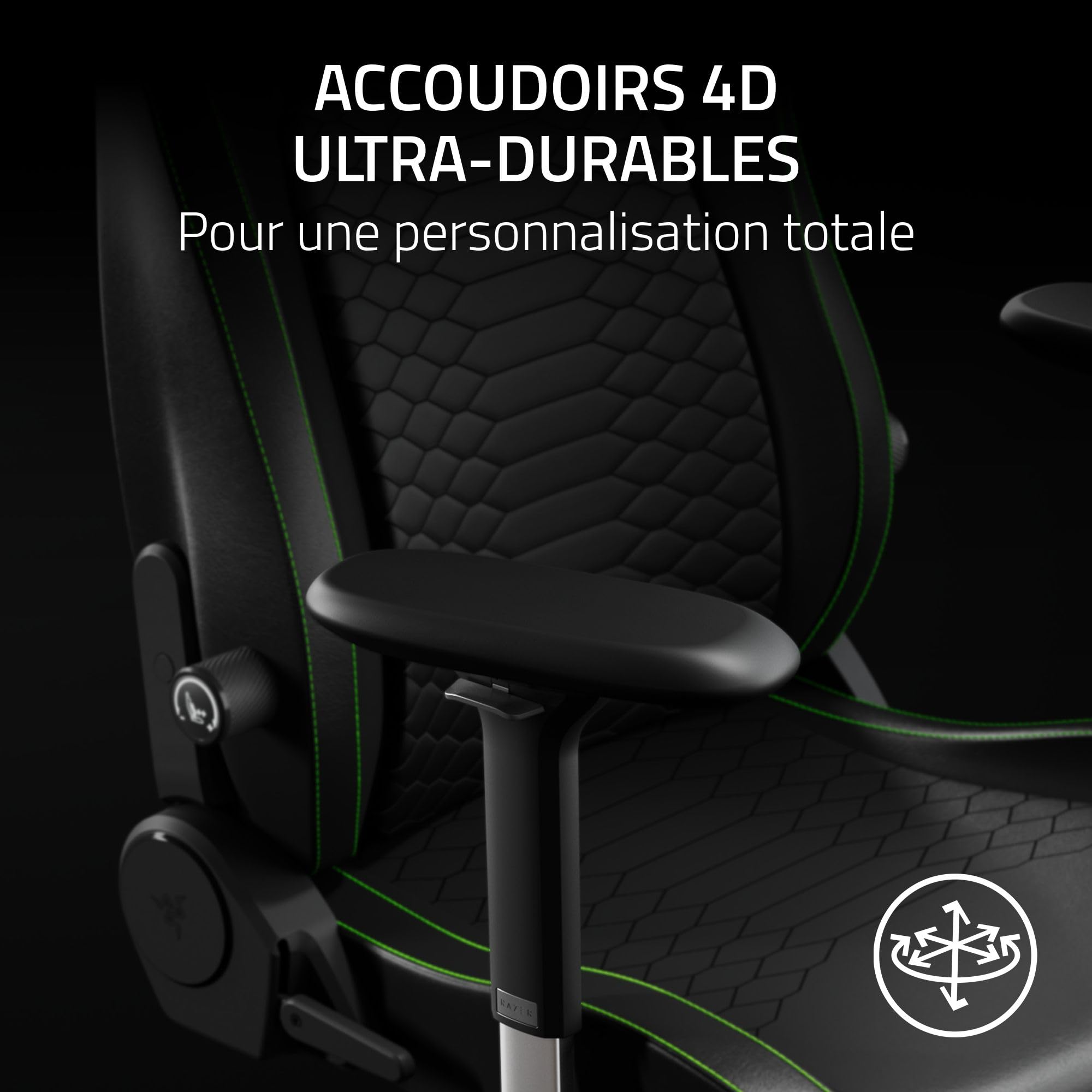 RAZER Iskur V2 NewGen Green - Fauteuil Gaming