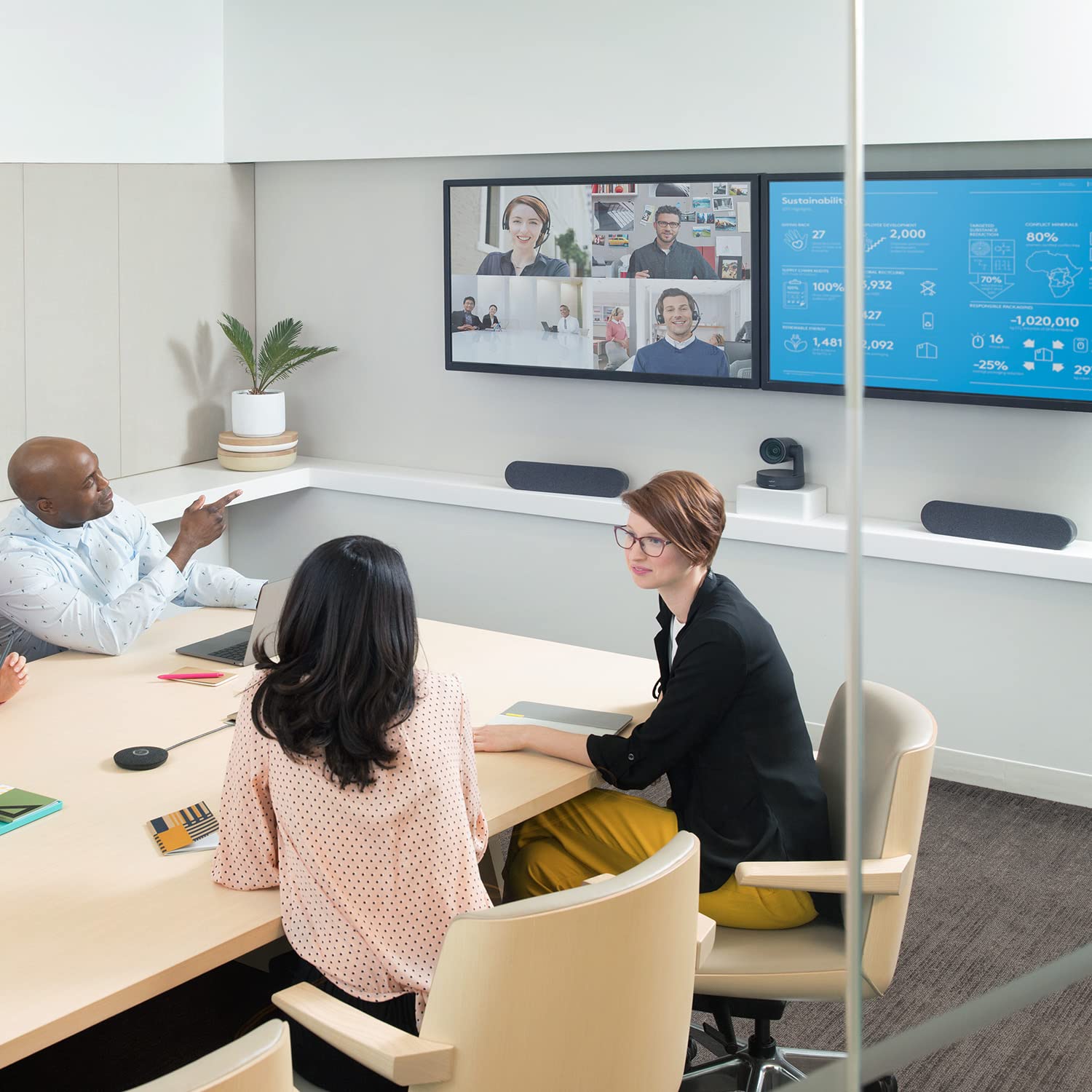 LOGITECH Rally Plus Video conferencing kit