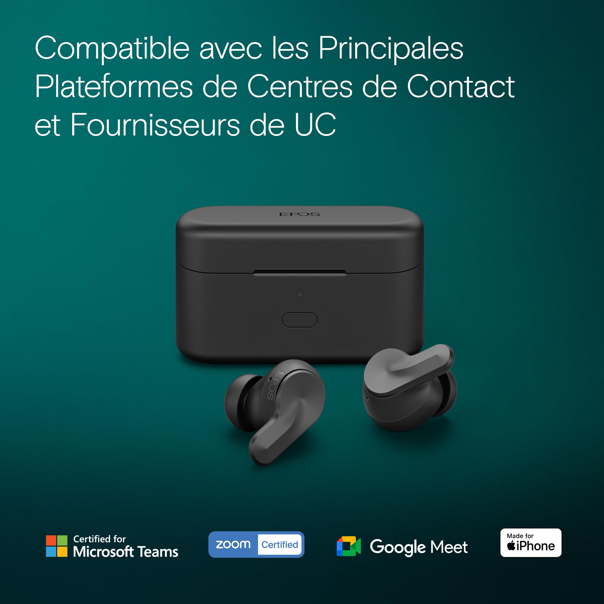EPOS ADAPT E1 Headset Scandinavian Black