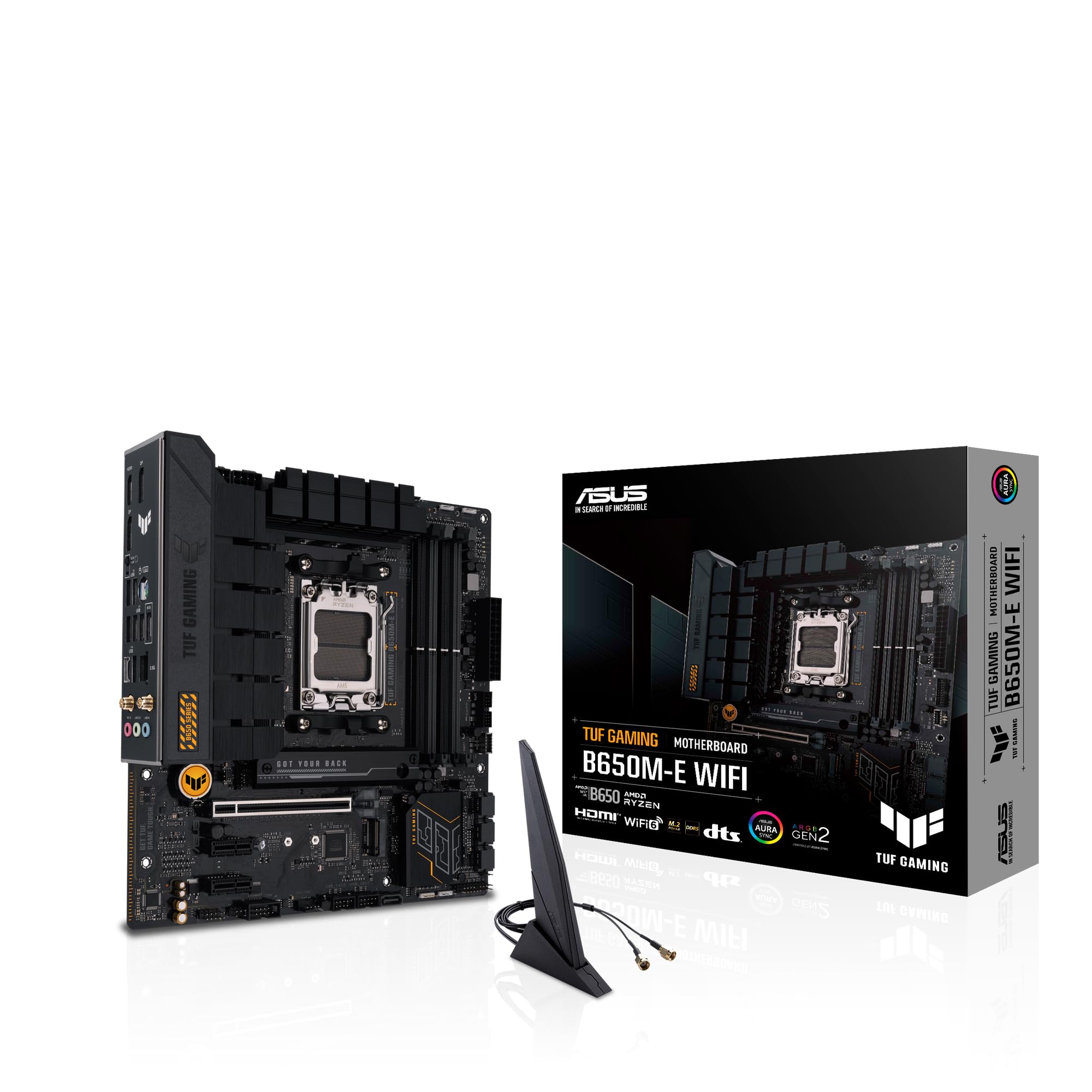 ASUS TUF GAMING B650M-E WIFI AM5 4xDDR5 mATX MB 4xSATA 2xM.2