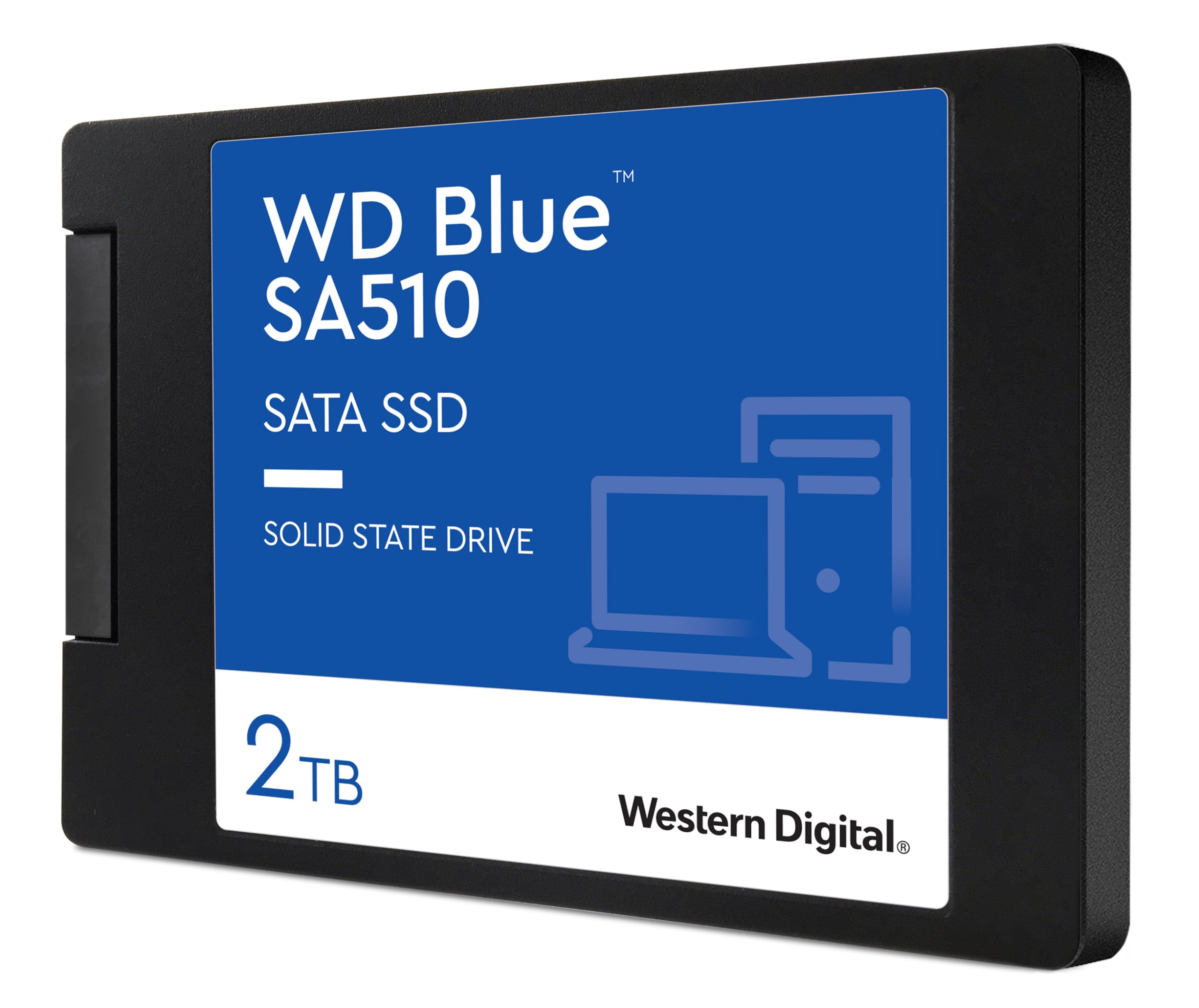 WD Blue SA510 SSD 2To SATA III 6Gb/s cased 2.5p 7mm internal single-packed POWERED BY SANDISK