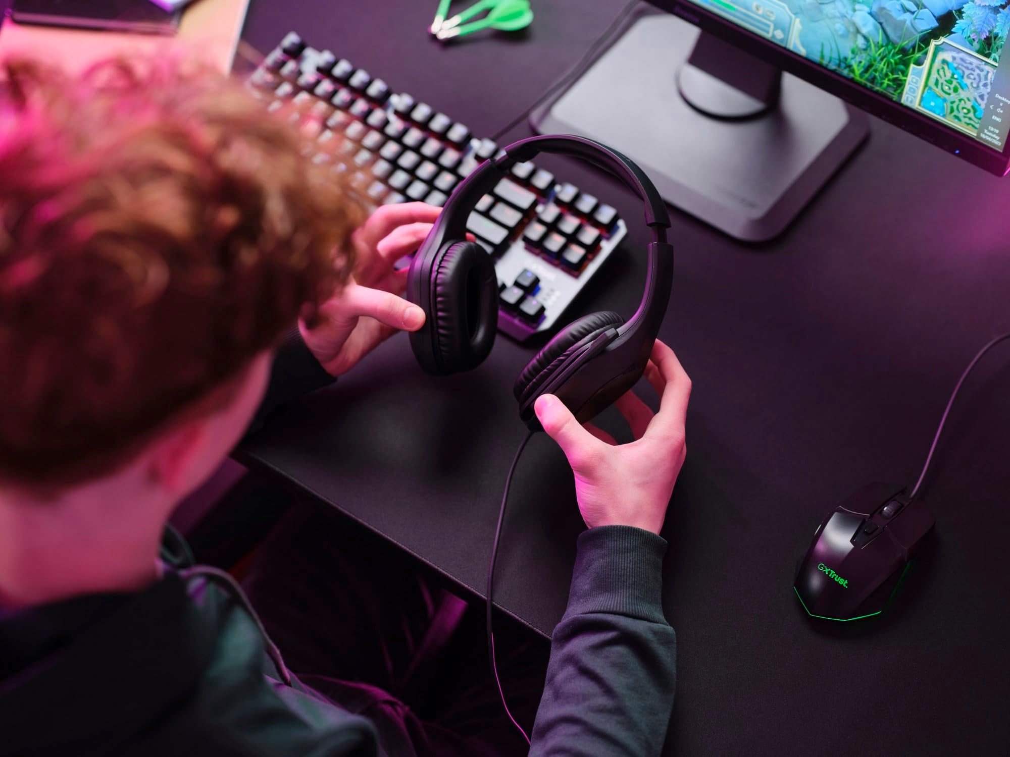 TRUST  Casque gaming ZIROX - Black