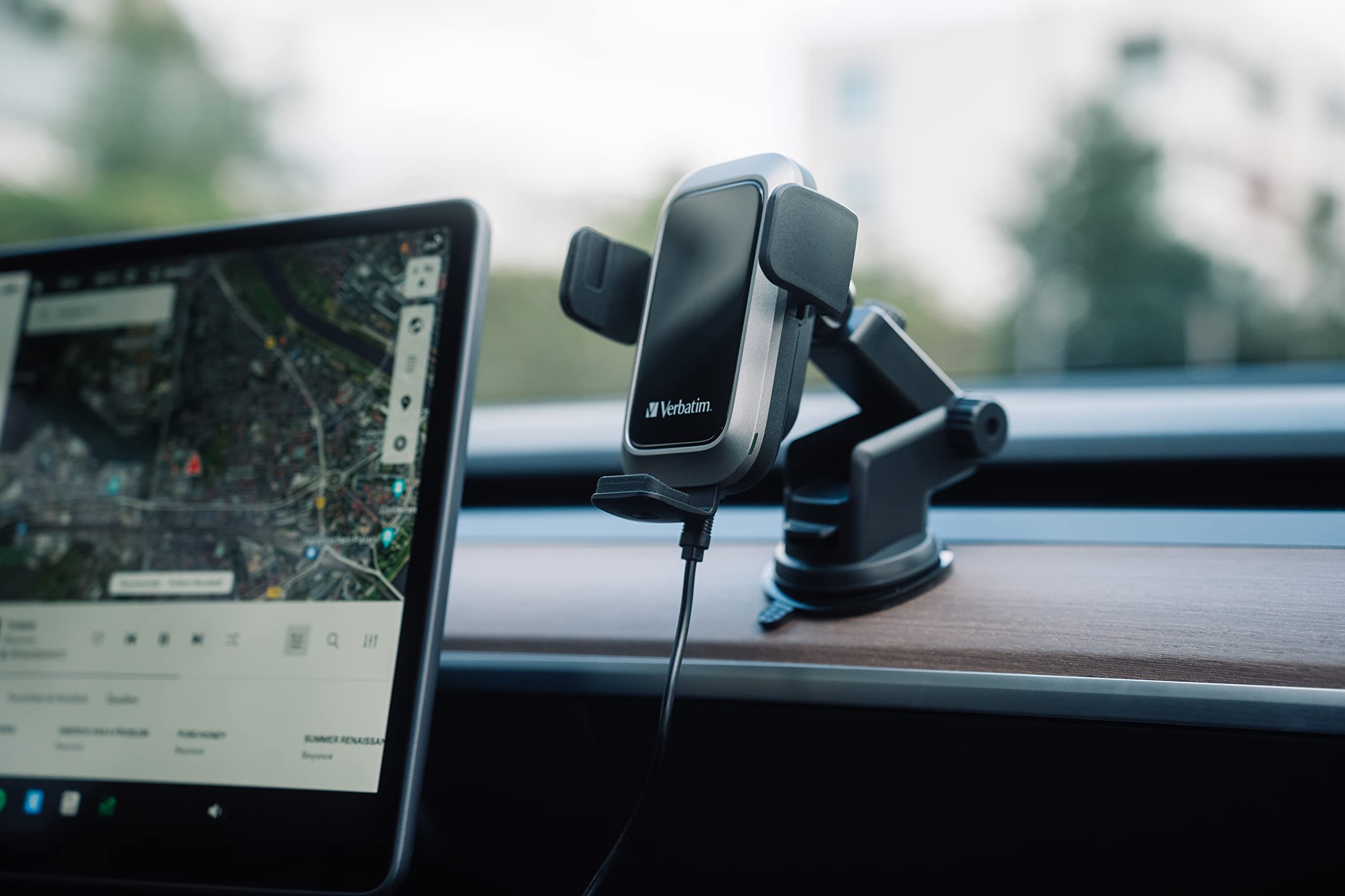 VERBATIM FWC-03 PRO QI FAST WIRELESS CAR CHARGER WCF (P)