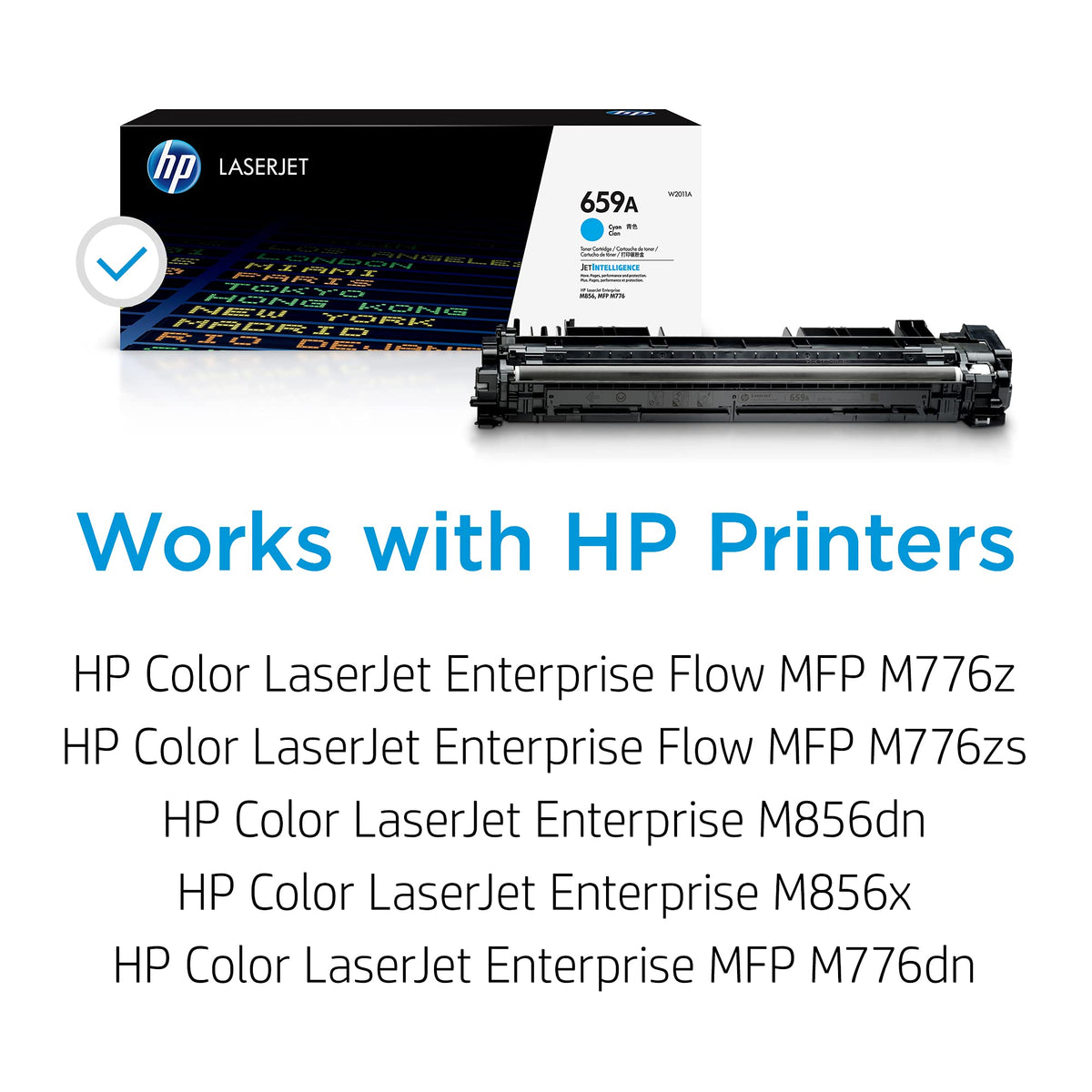 HP 659A Cyan Original LaserJet Toner Cartridge