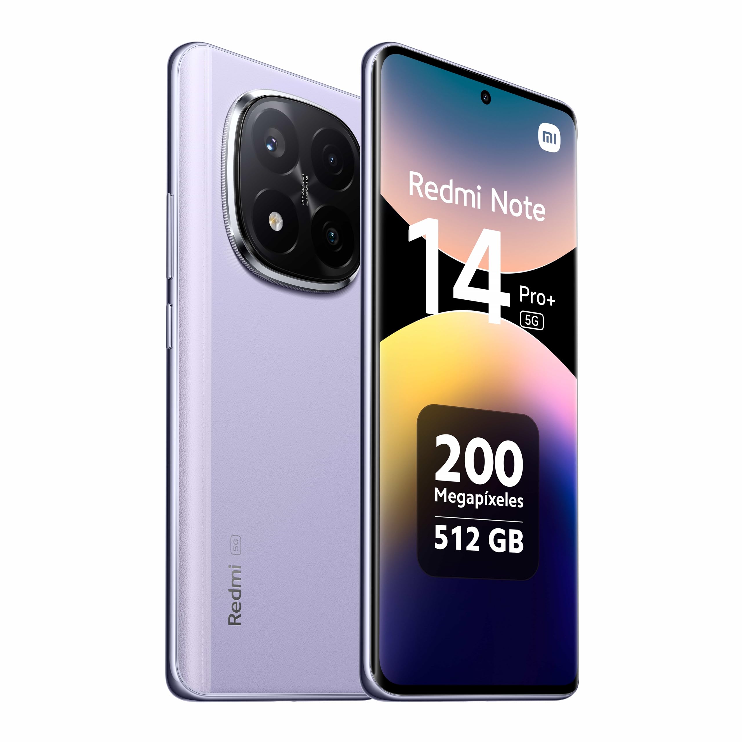 "Xiaomi Redmi Note 14 Pro+ 5G 16,9 cm (6.67"") Double SIM USB Type-C 12 Go 512 Go 5110 mAh Lavande, Violet"