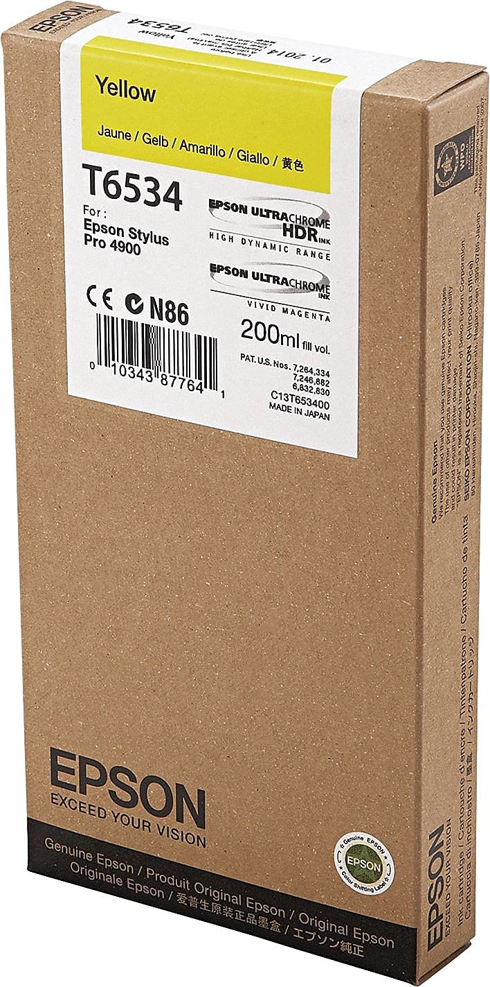 EPSON 5LB T6534 ink cartridge yellow standard capacity 200ml