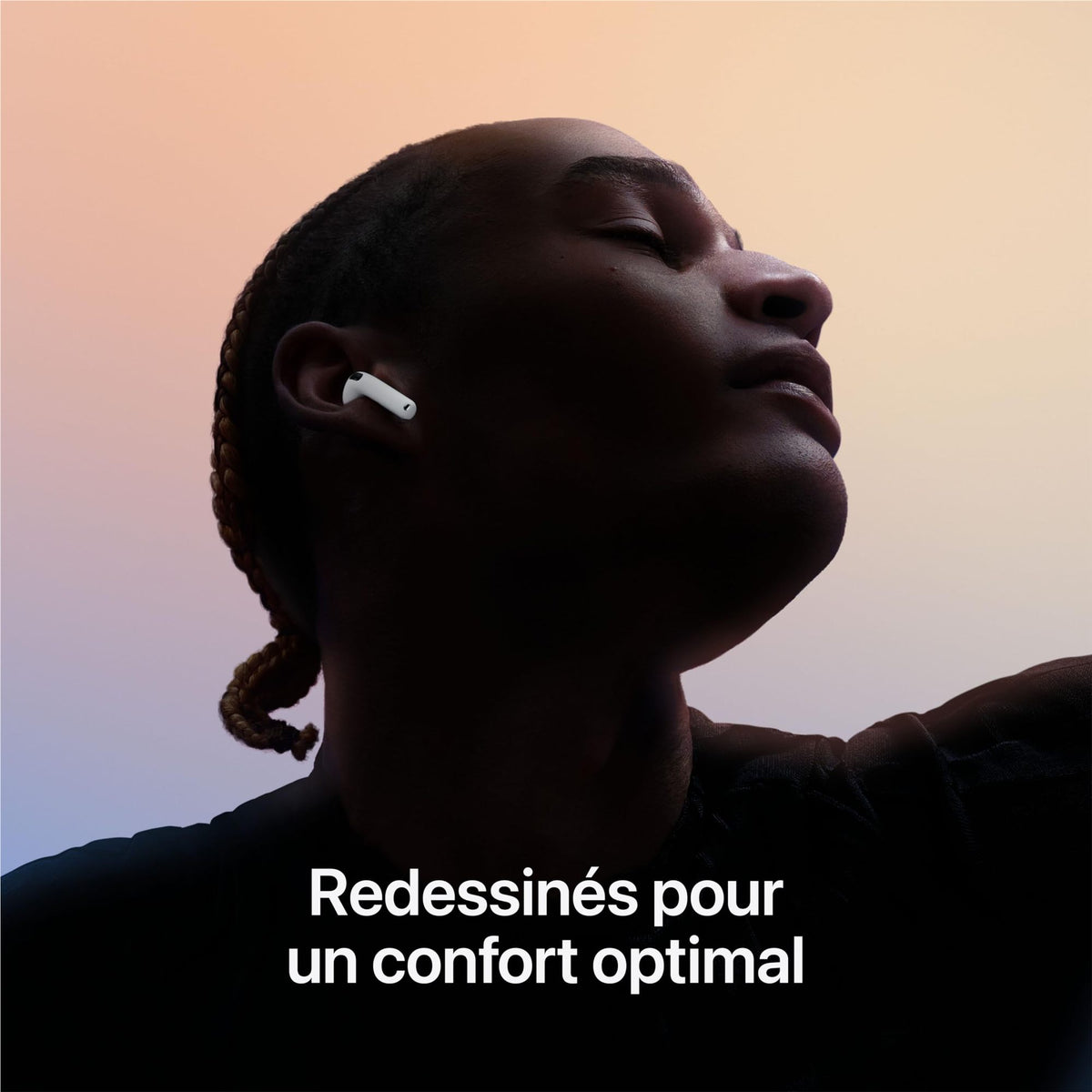 Apple AirPods 4 (ANC) - Écouteurs sans fil avec Réduction de bruit (Boitier de Charge USB-C ) Blanc