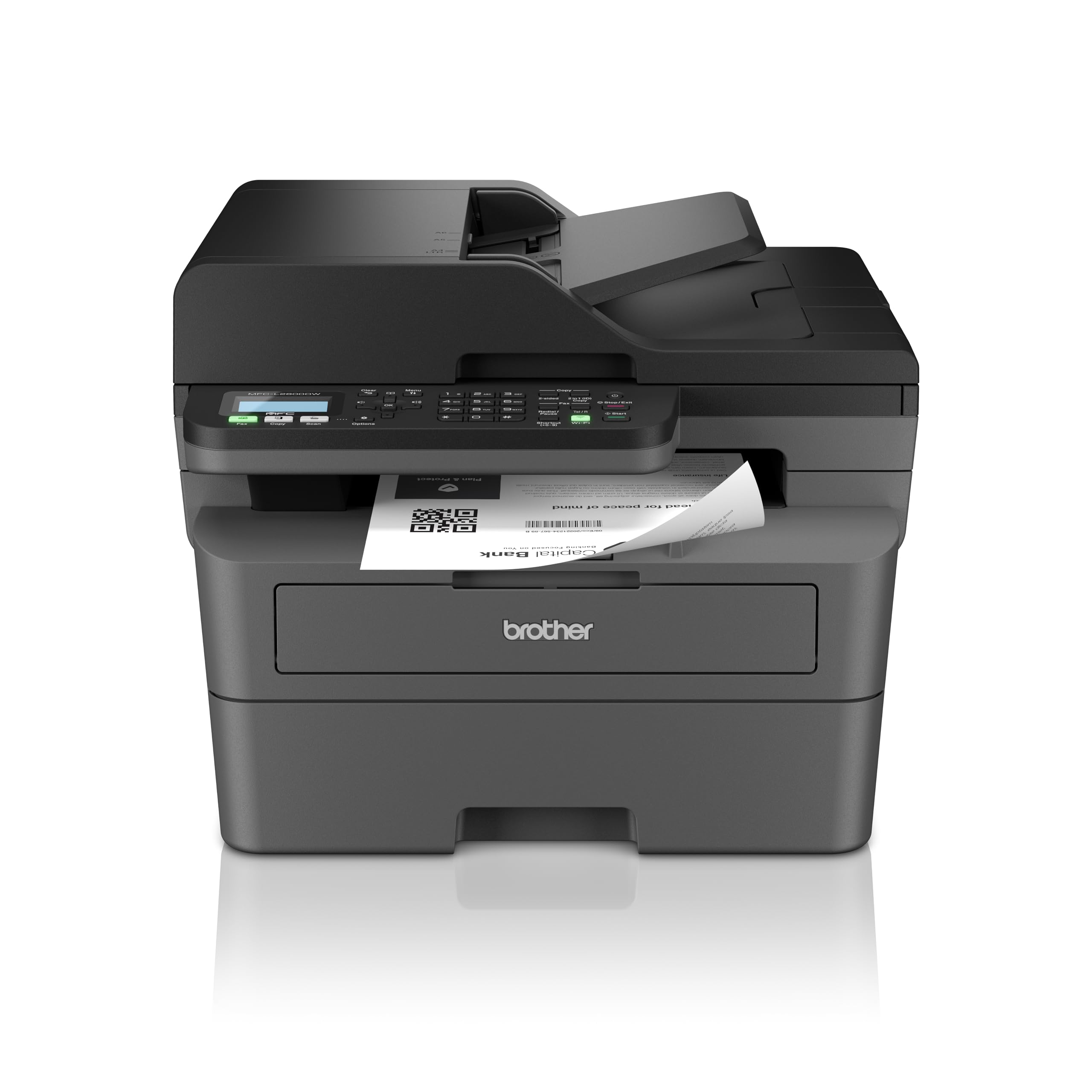 BROTHER MFC-L2800DW MFP Mono B/W laser A4 32ppm copy 32ppm print 250 sheets USB 2.0 LAN Wi-Fi