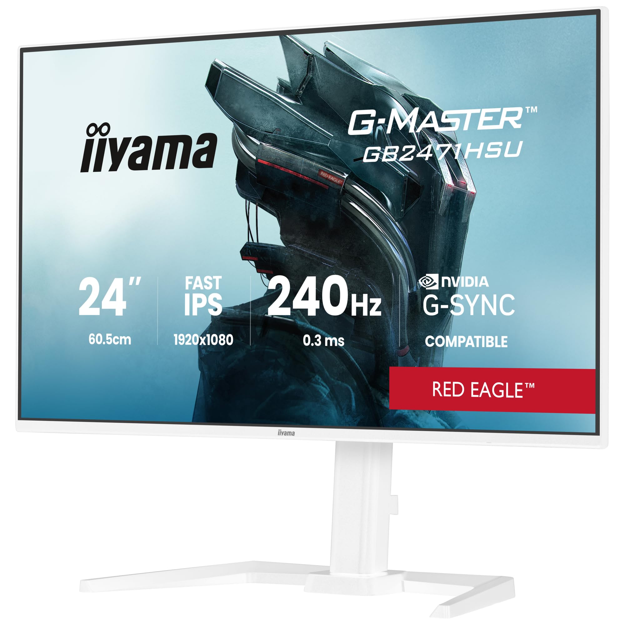 GB2471HSU-W1 24" FHD IPS 240Hz/HAS WHITE