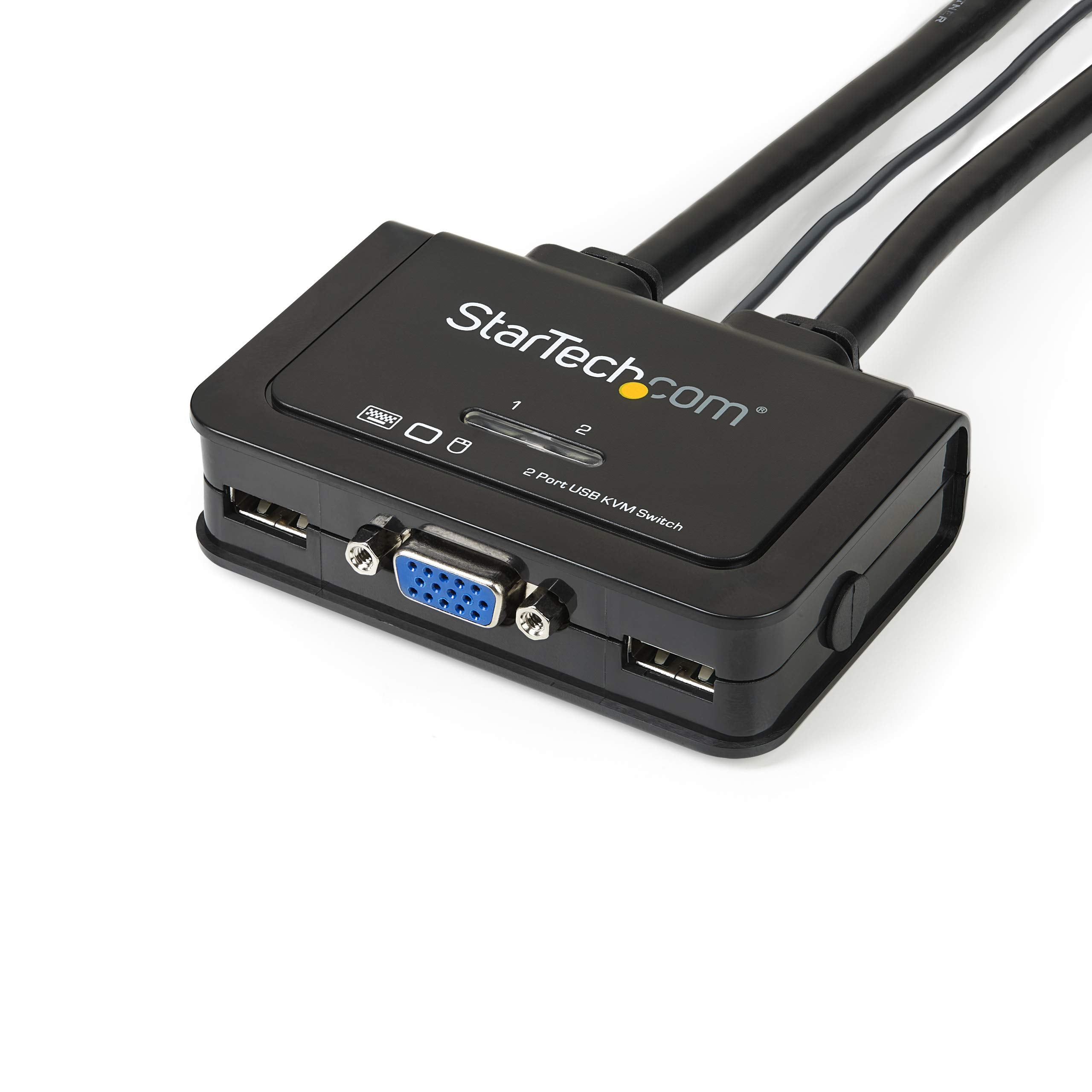 2 Port USB VGA Cable KVM Switch