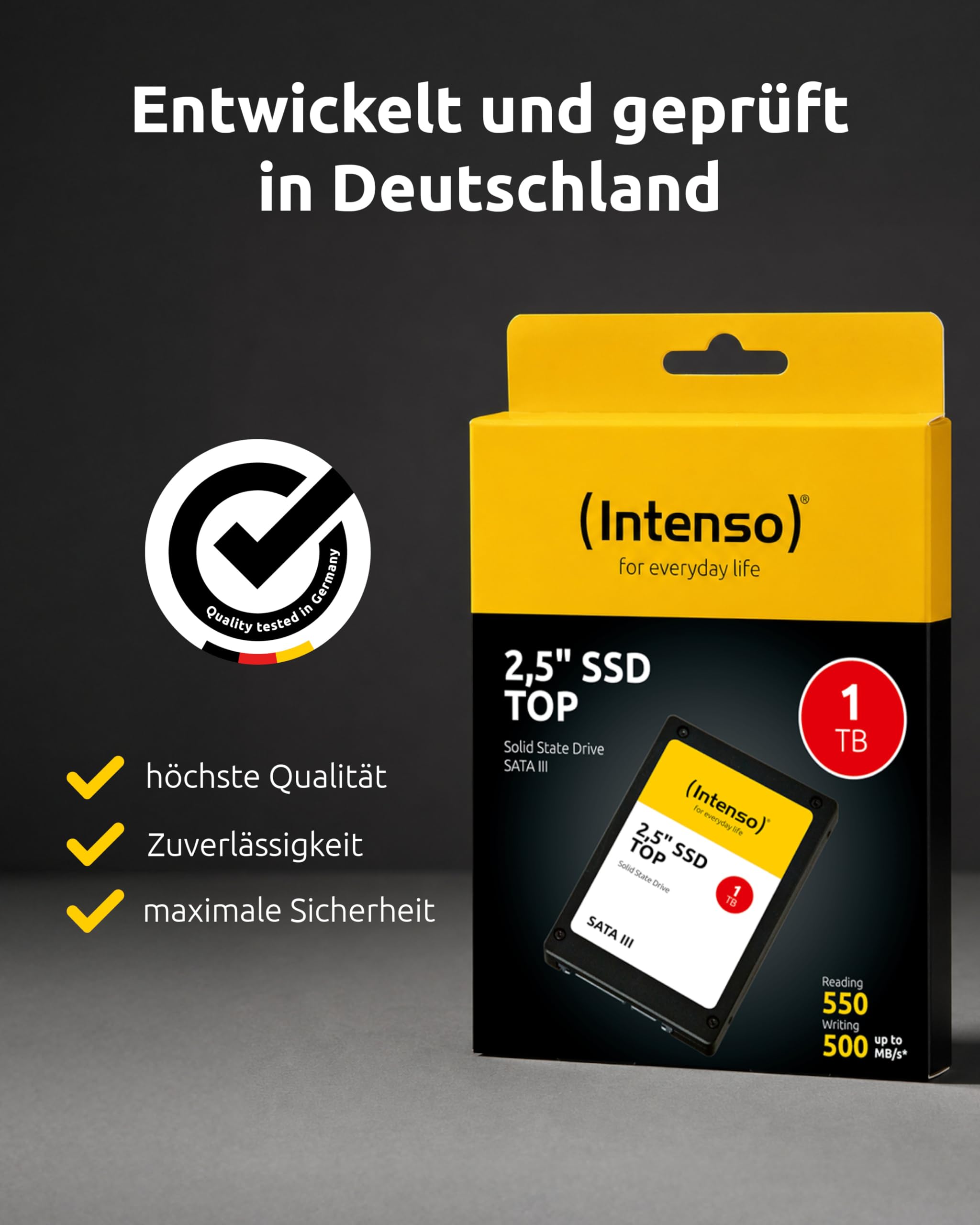 INTENSO TOP - Disque SSD - 1 To- SATA 6Gb/s