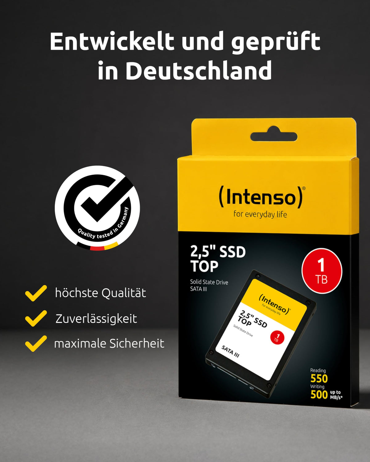INTENSO TOP - Disque SSD - 1 To- SATA 6Gb/s