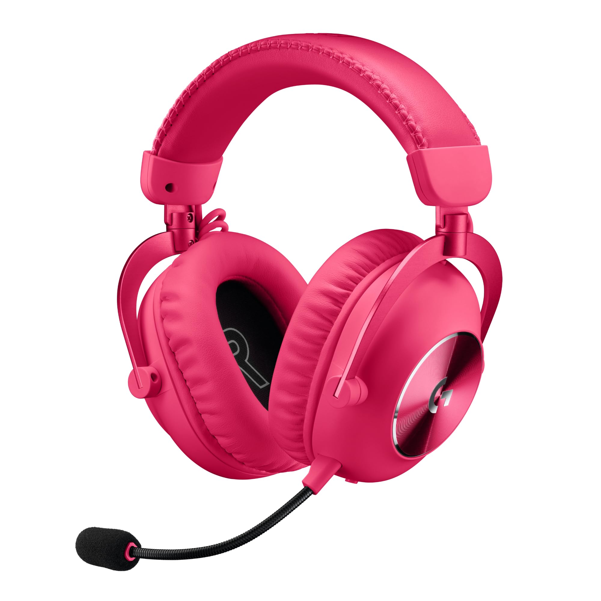 LOGITECH G Pro X 2 Headset full size Bluetooth / LIGHTSPEED wireless wired 3.5 mm jack noise isolating magenta