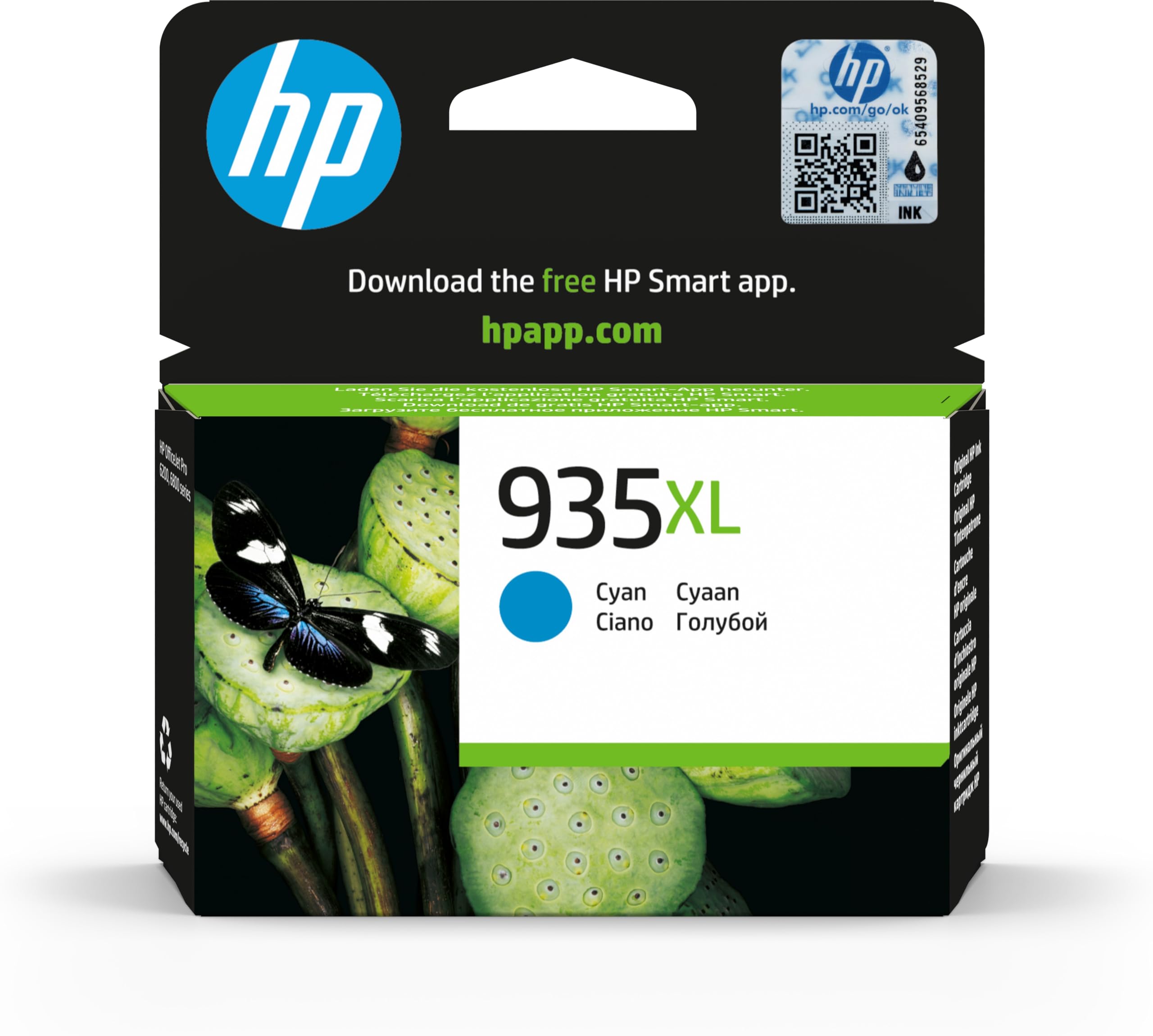 HP 935XL original Ink cartridge C2P24AE BGX cyan high capacity 825 pages 1-pack