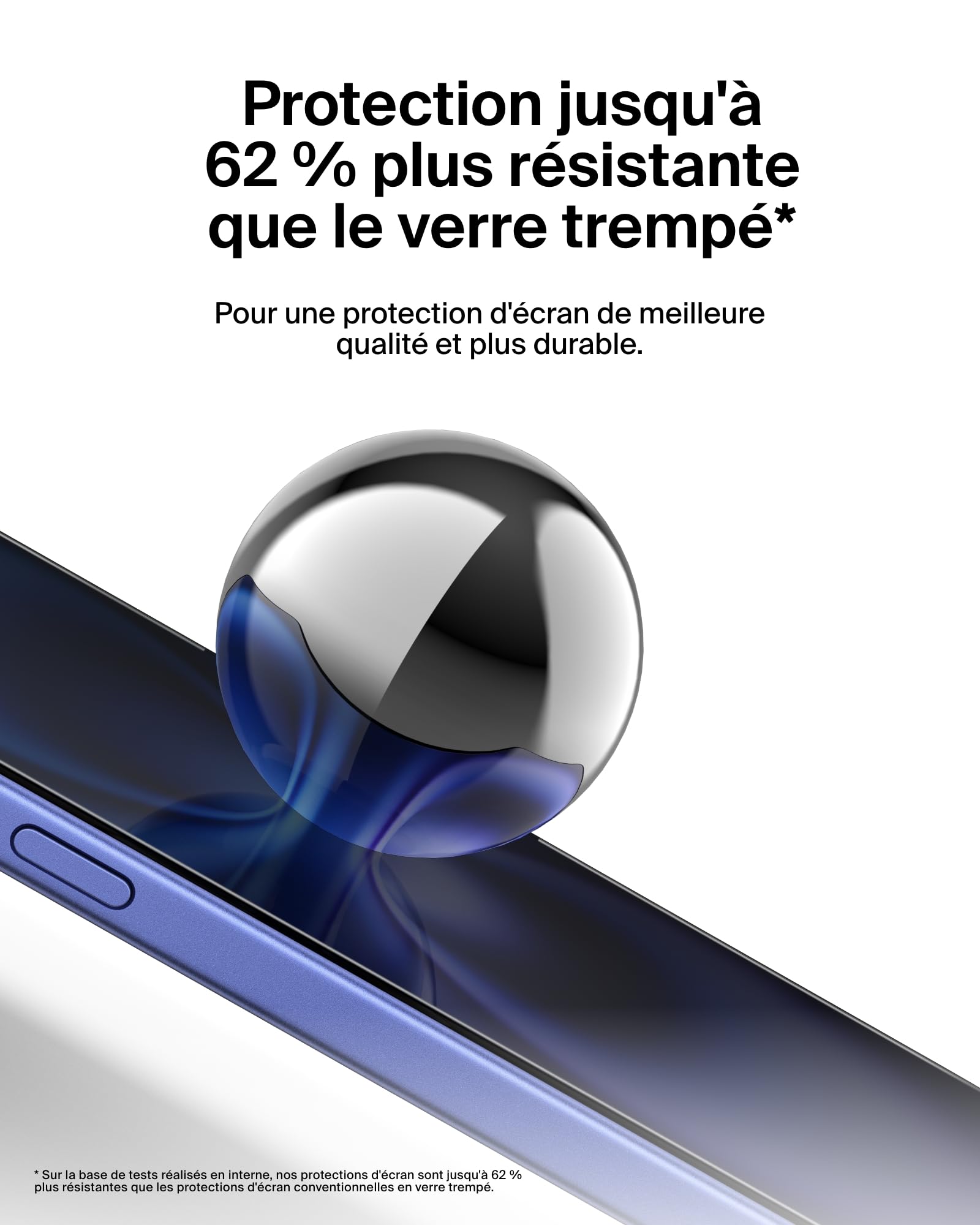 BELKIN ScreenForce Pro Invisiglass Privacy AM Screen Protector - iPhone 16 Plus/15 Plus/14 Pro Max