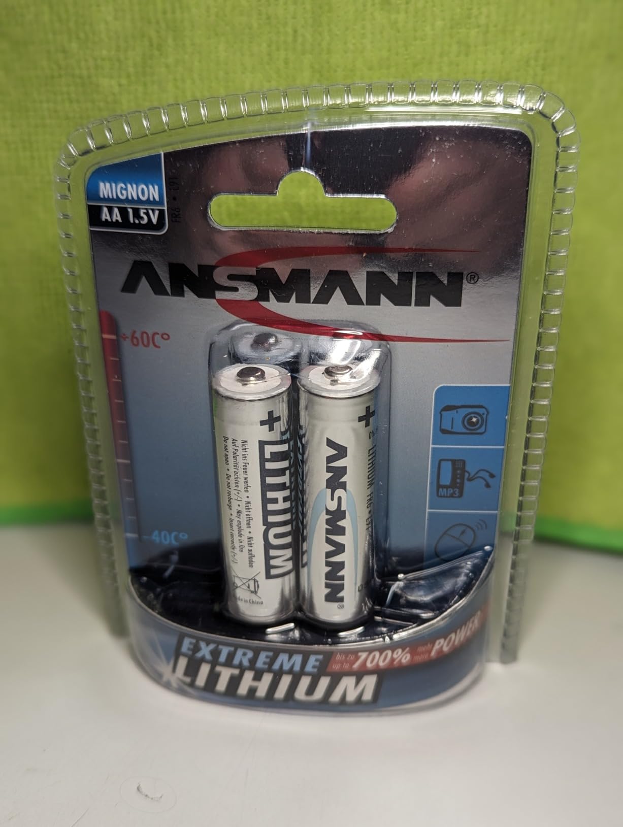 ANSMANN Piles lithium 5021003 FR06 / AA blister de 2