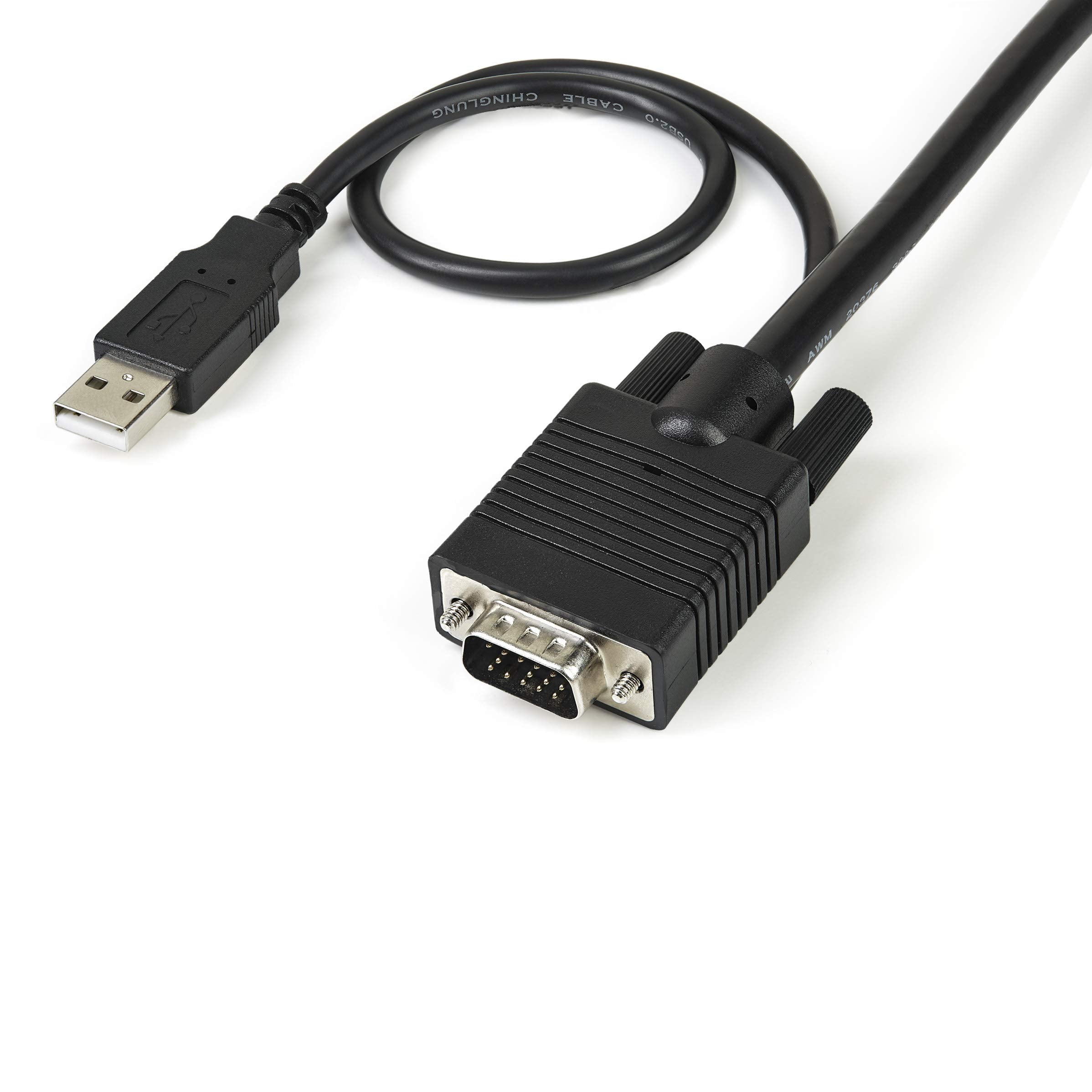 2 Port USB VGA Cable KVM Switch