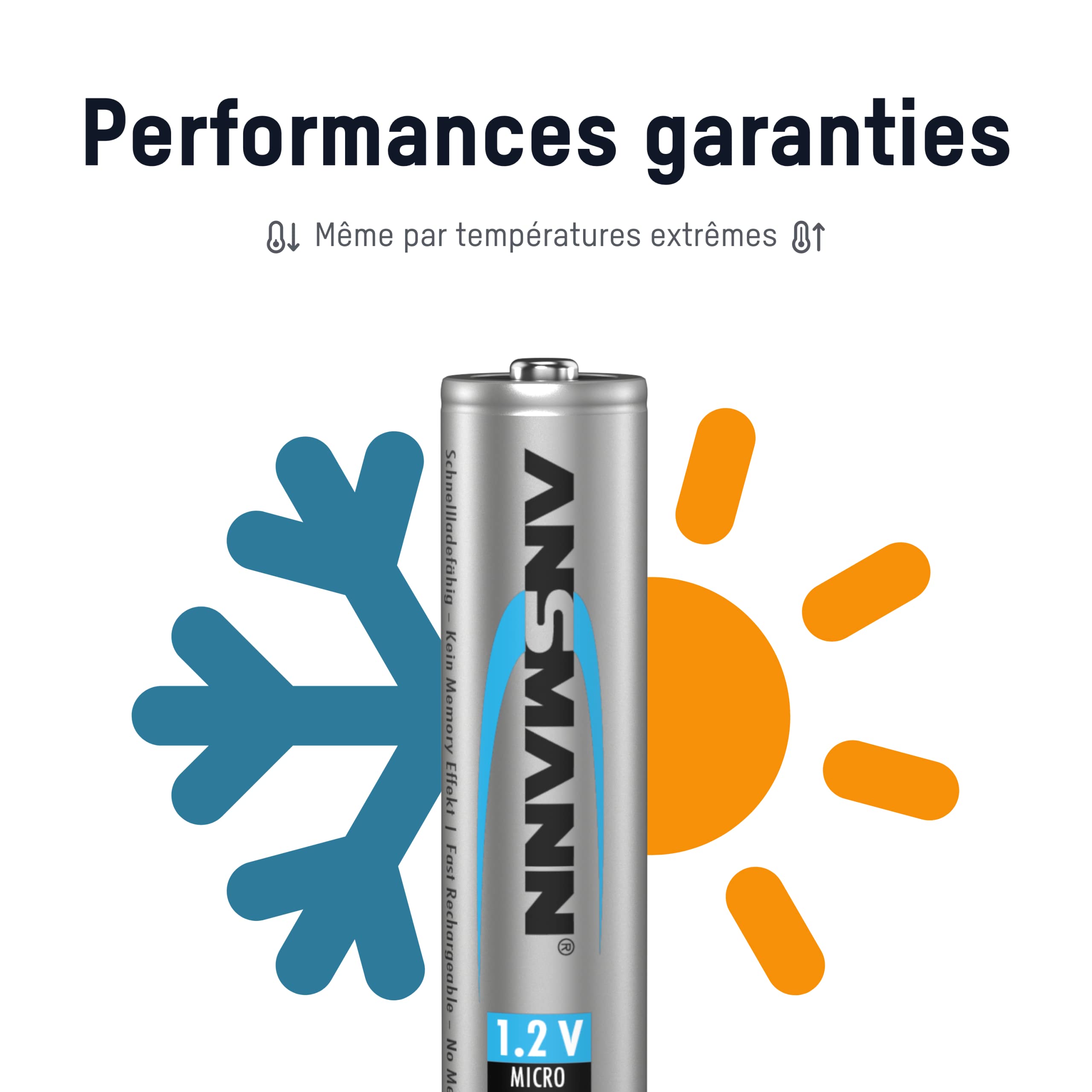 ANSMANN Batteries 5030892 HR03 / AAA blister de 2