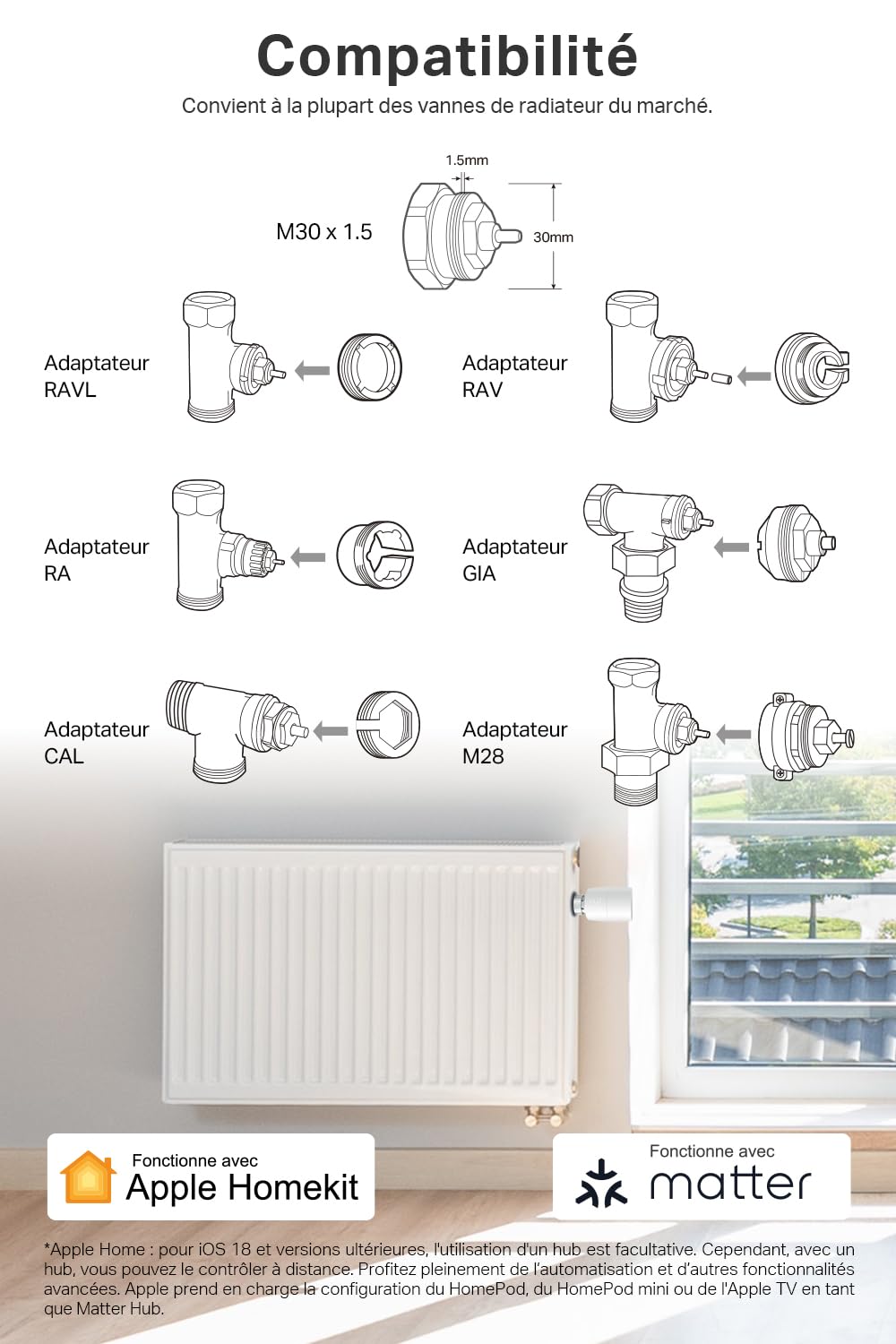 TP-LINK KE100 Thermostatic Radiator Valve