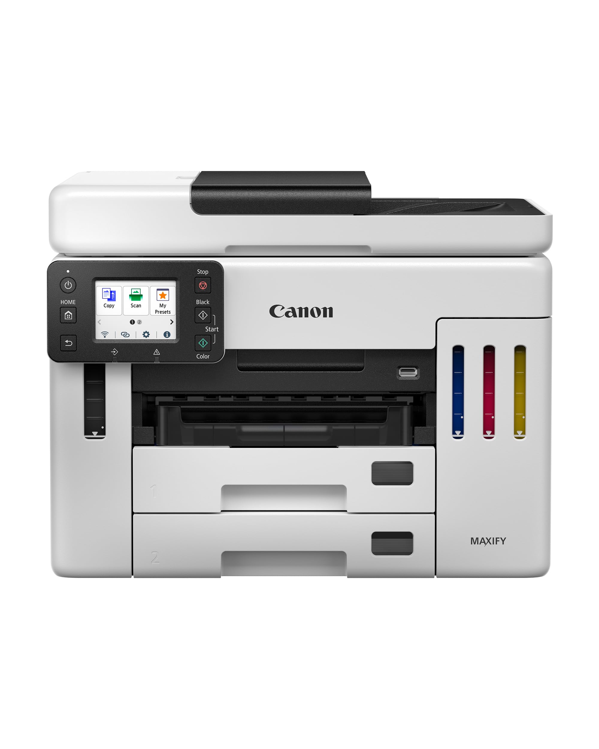 CANON MAXIFY GX7150 MegaTank MFP colour inkjet CISS Legal 216x356mm A4 24ipm Print 600sheets USB Wi-Fi LAN