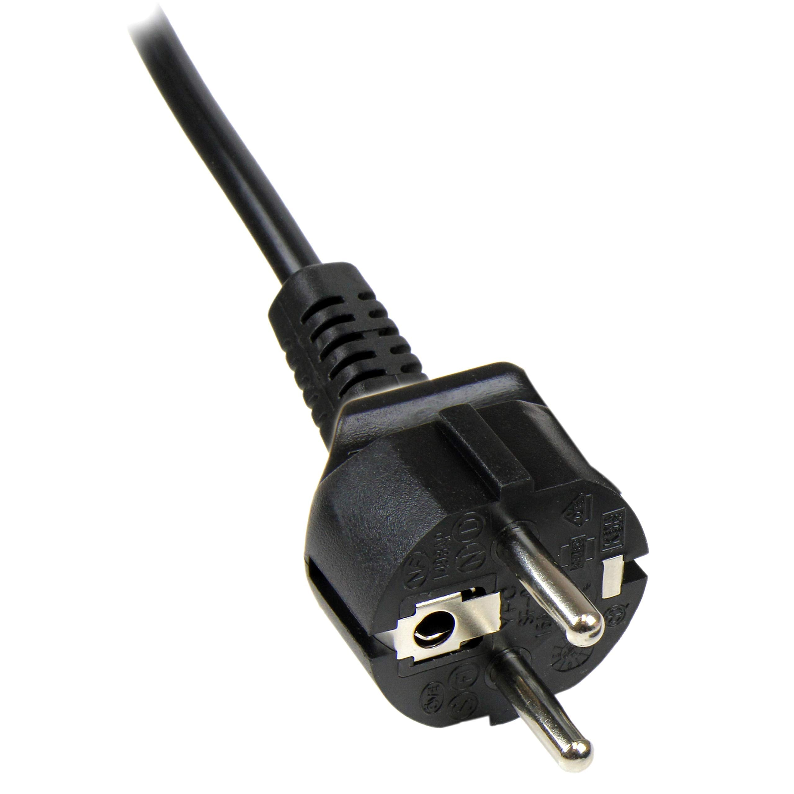 1m C5 Laptop Power Cord - Schuko CEE7