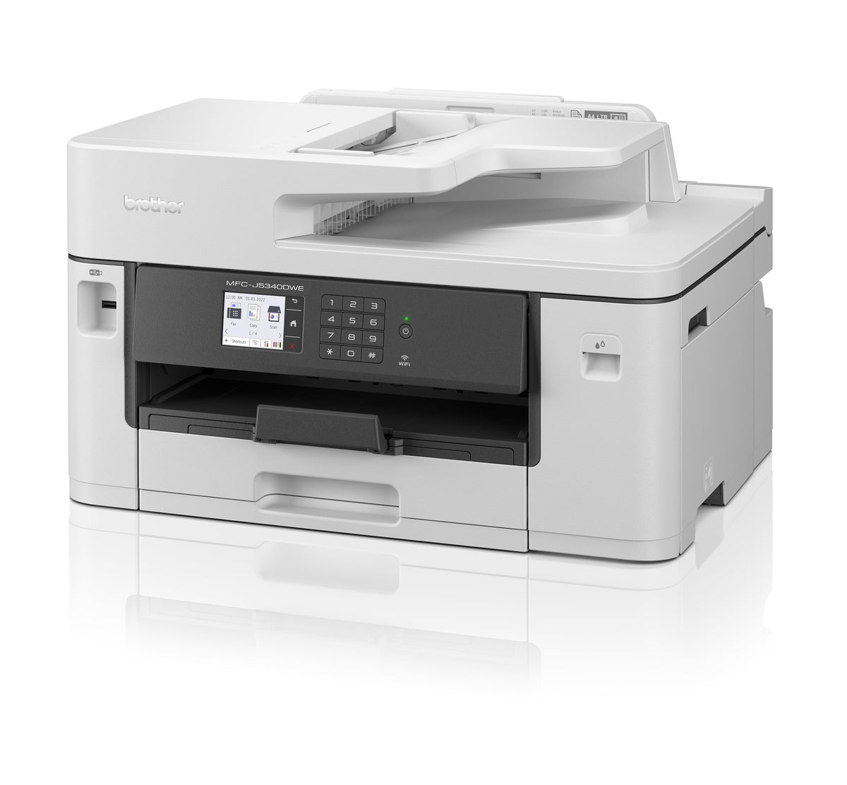 BROTHER MFCJ5340DWE A3 ECOPRO Inkjet Multifunction Printer 4in1 28/21ppm 1200x4800dpi