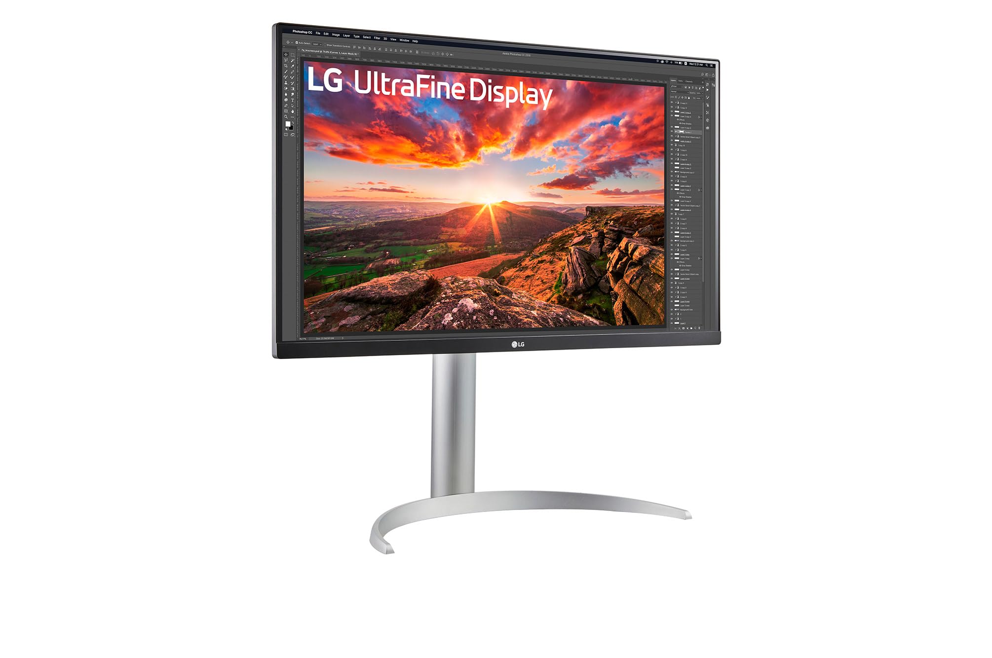 LG 27UP850K-W.AEU Écran LED - 27p - 3840 x 2160 4K UHD - IPS - 400 cd/m² - 1200:1 - DisplayHDR 400- 5ms - 2xHDMI, DP hauts parleurs