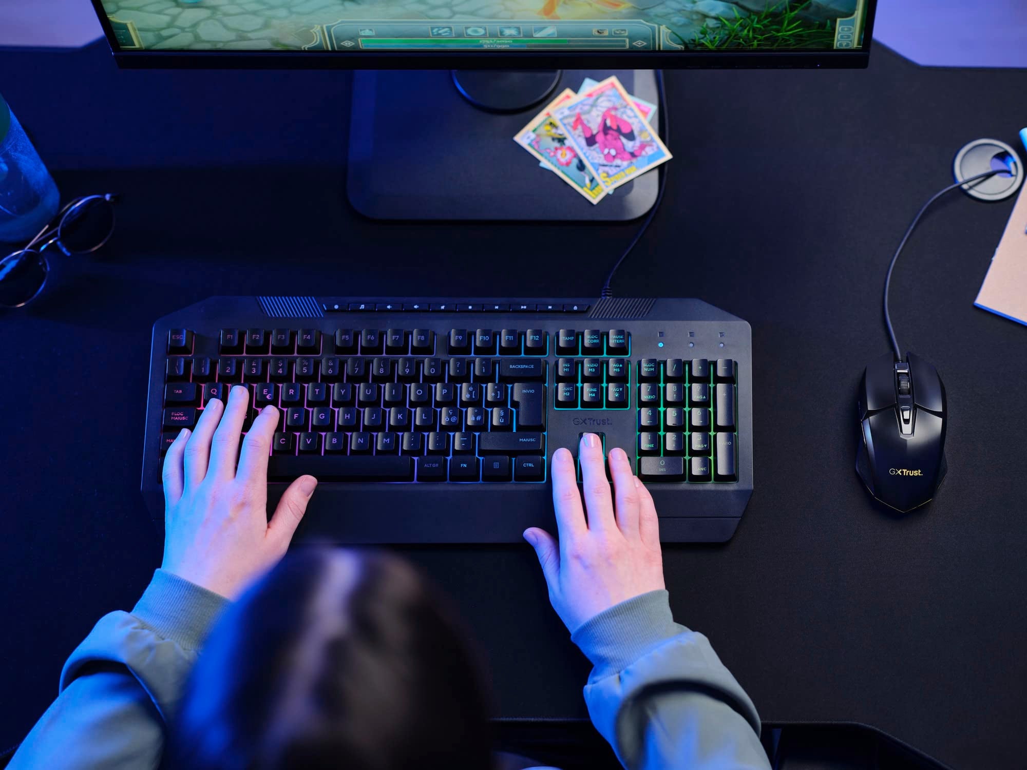 TRUST Souris gaming filaire FELOX rétroéclairée - Noire