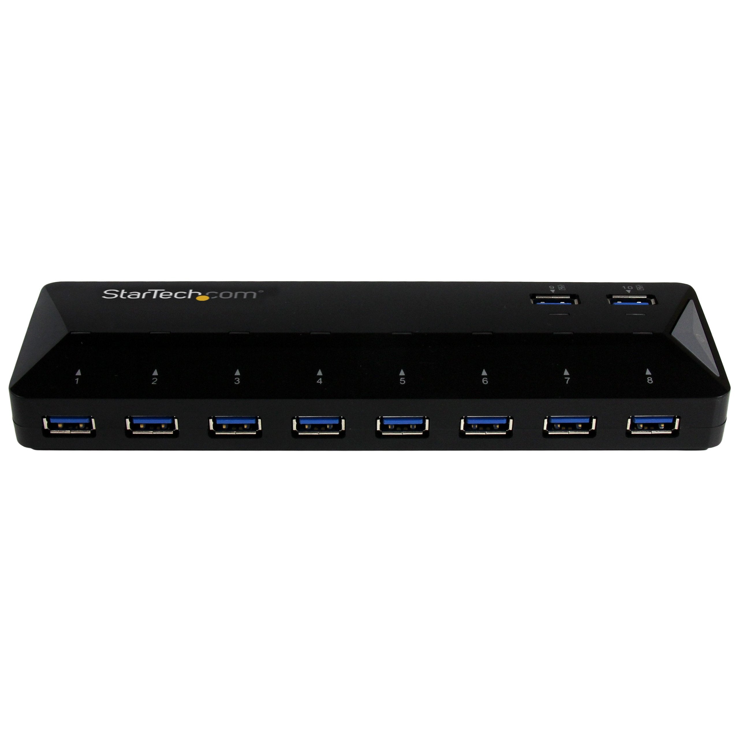 10-Port USB 3.0 Hub w/Charge/Sync Ports