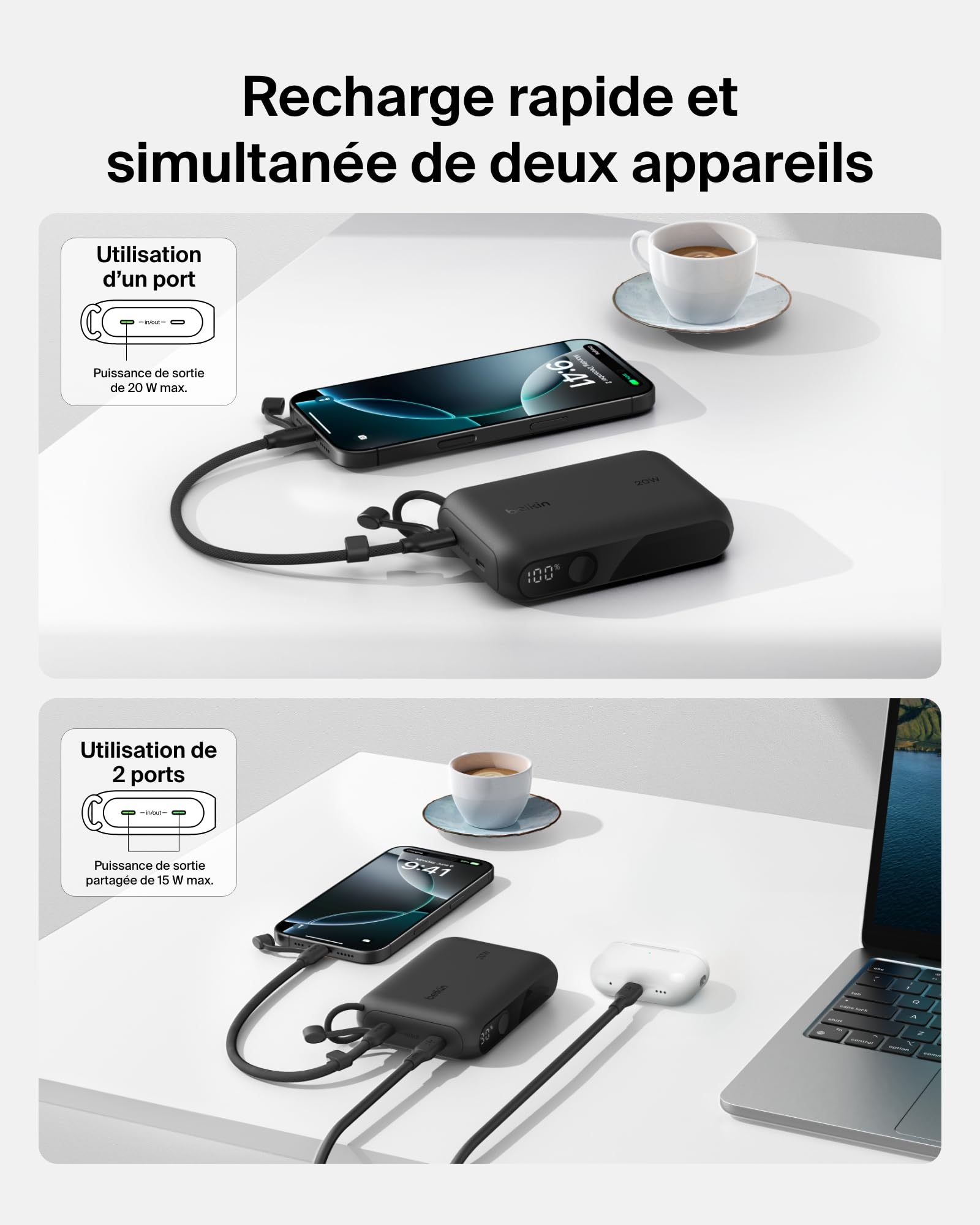 BELKIN 10k PD20W Power Bank with Display