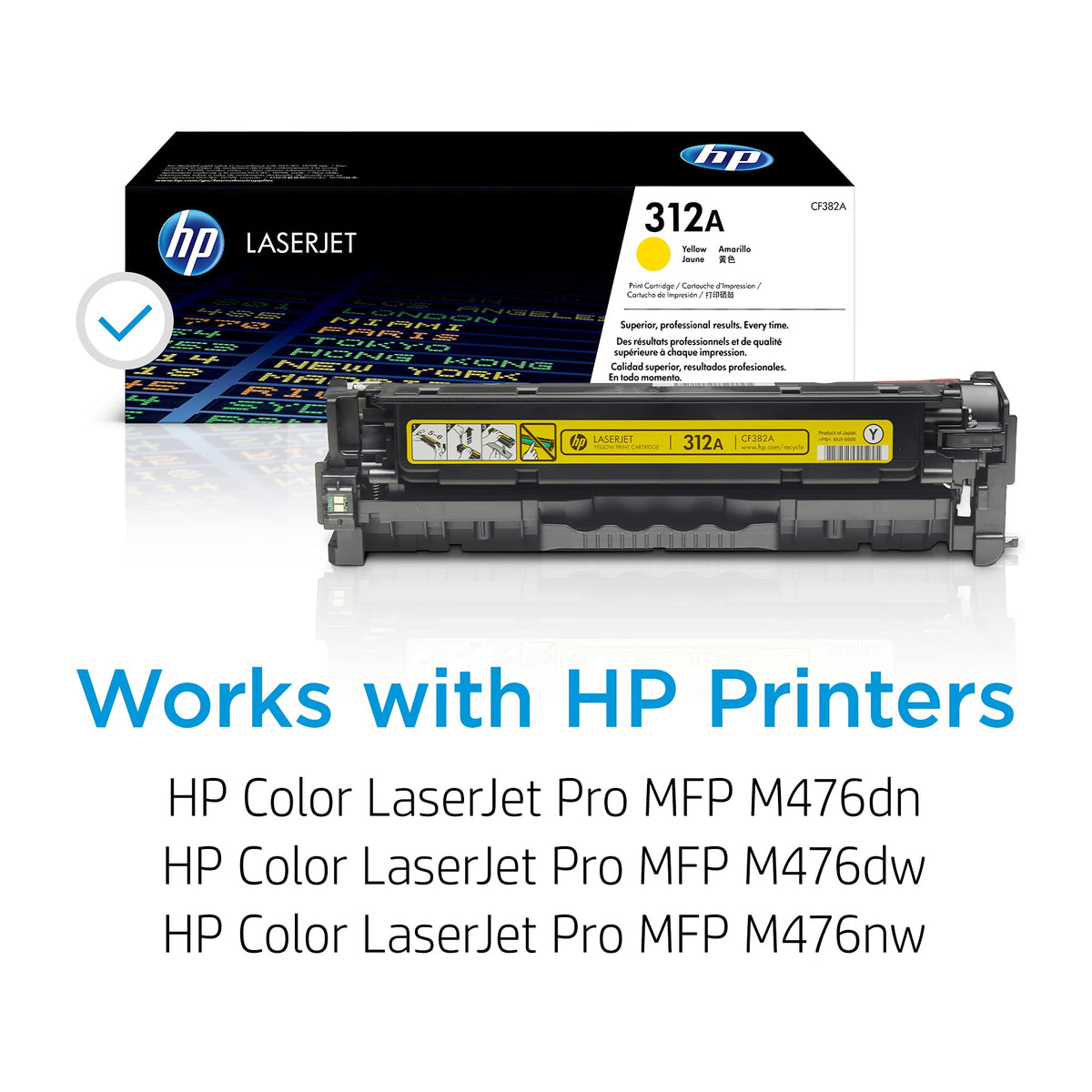 HP 312A original Toner cartridge CF382A yellow standard capacity 2700 pages 1-pack