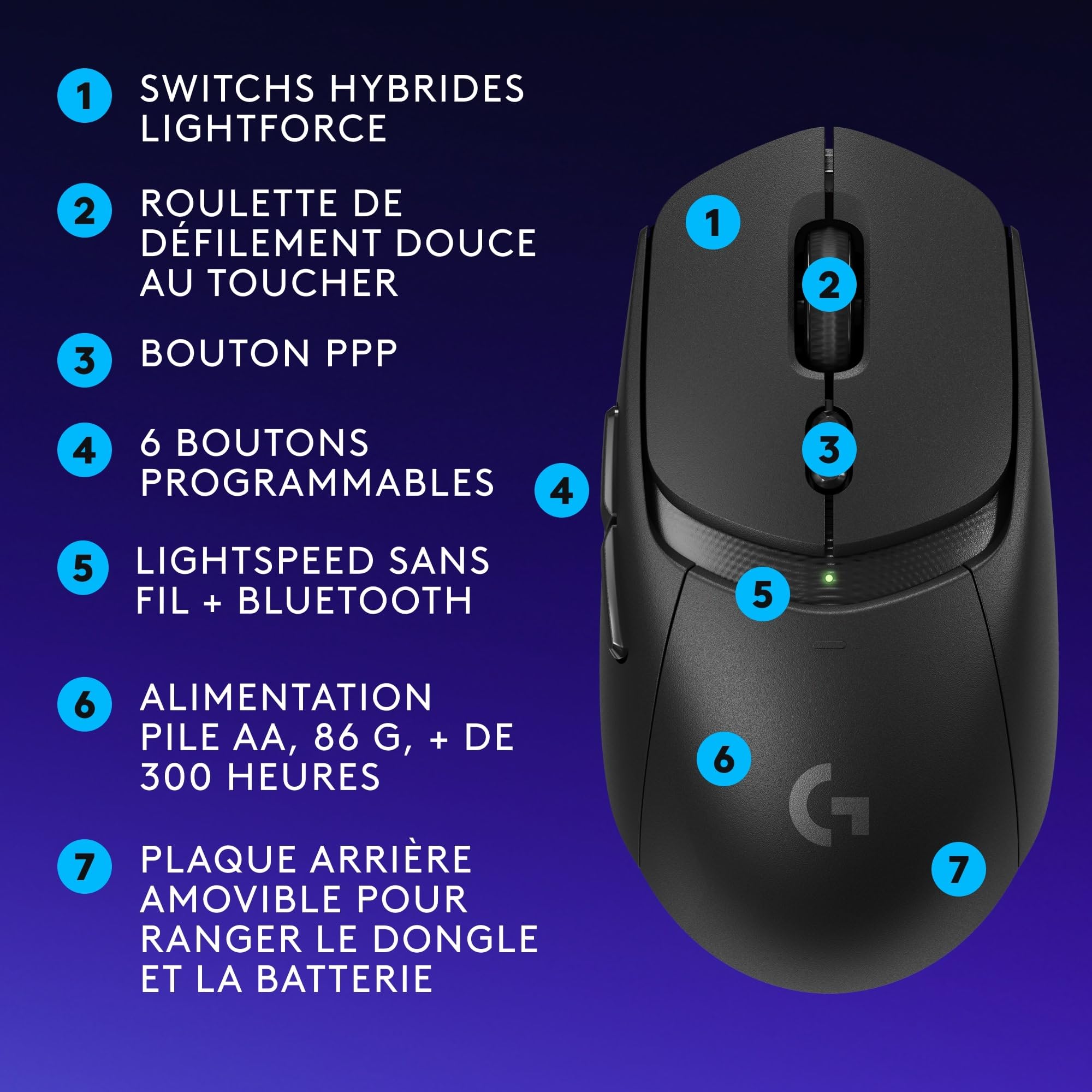 LOGITECH G309 LIGHTSPEED Black