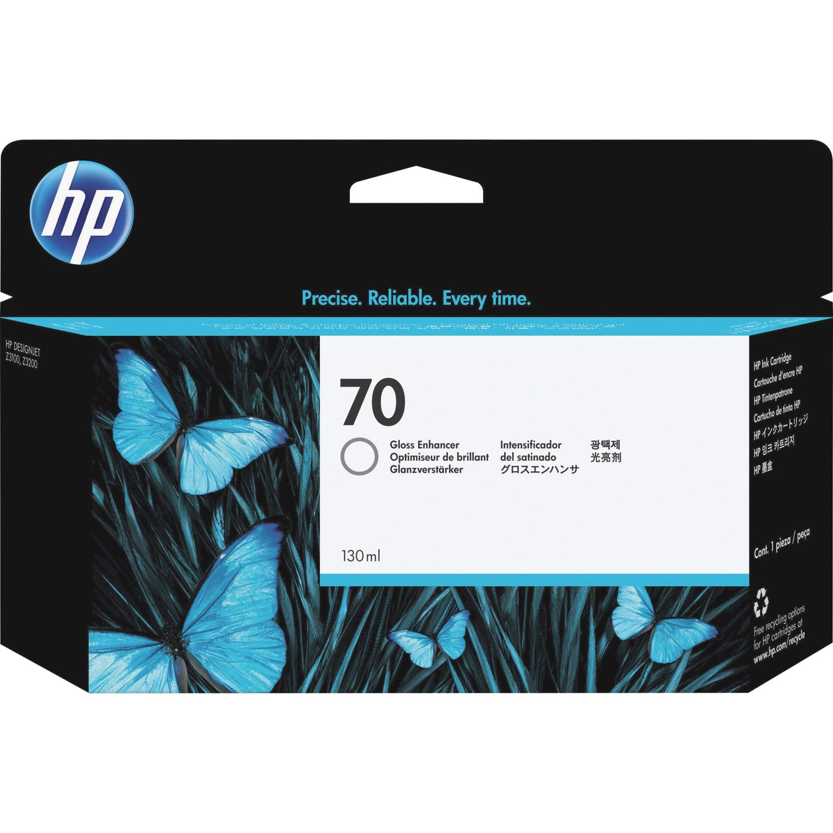 HP 70 original Ink cartridge C9459A gloss enhancer standard capacity 130ml 1-pack with Vivera Ink cartridge