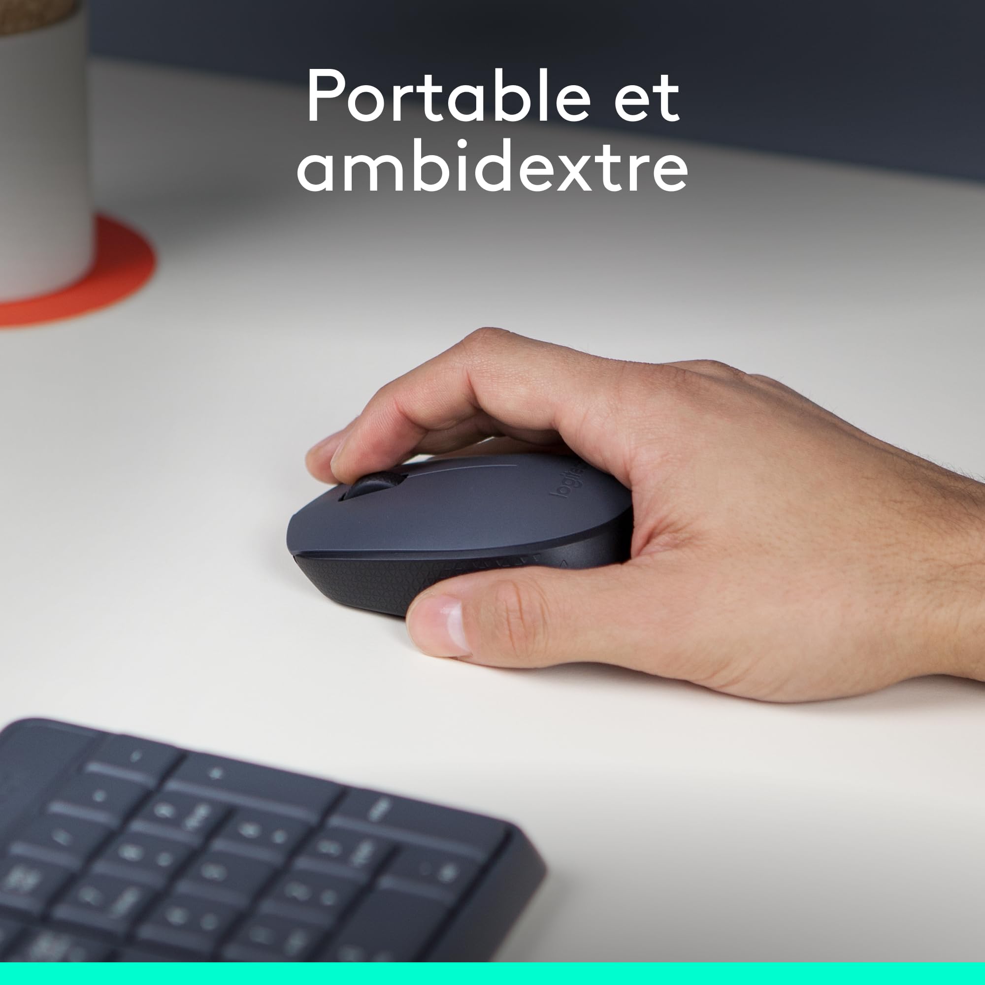 LOGITECH M170 Mouse wireless 2.4 GHz USB wireless receiver