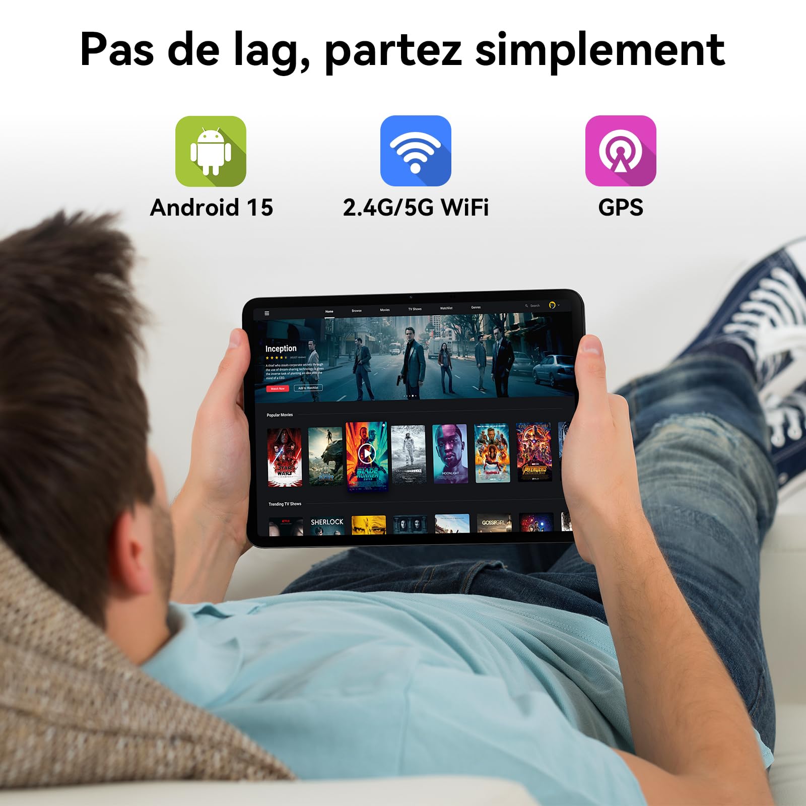 Blackview Link 8 (Tablette Wifi - 12.7'' - 256 Go, 6 Go RAM) Violet
