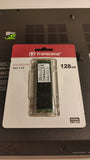 TRANSCEND 128Go M.2 2280PCIe Gen3x4 puce 3D TLC sans DRAM