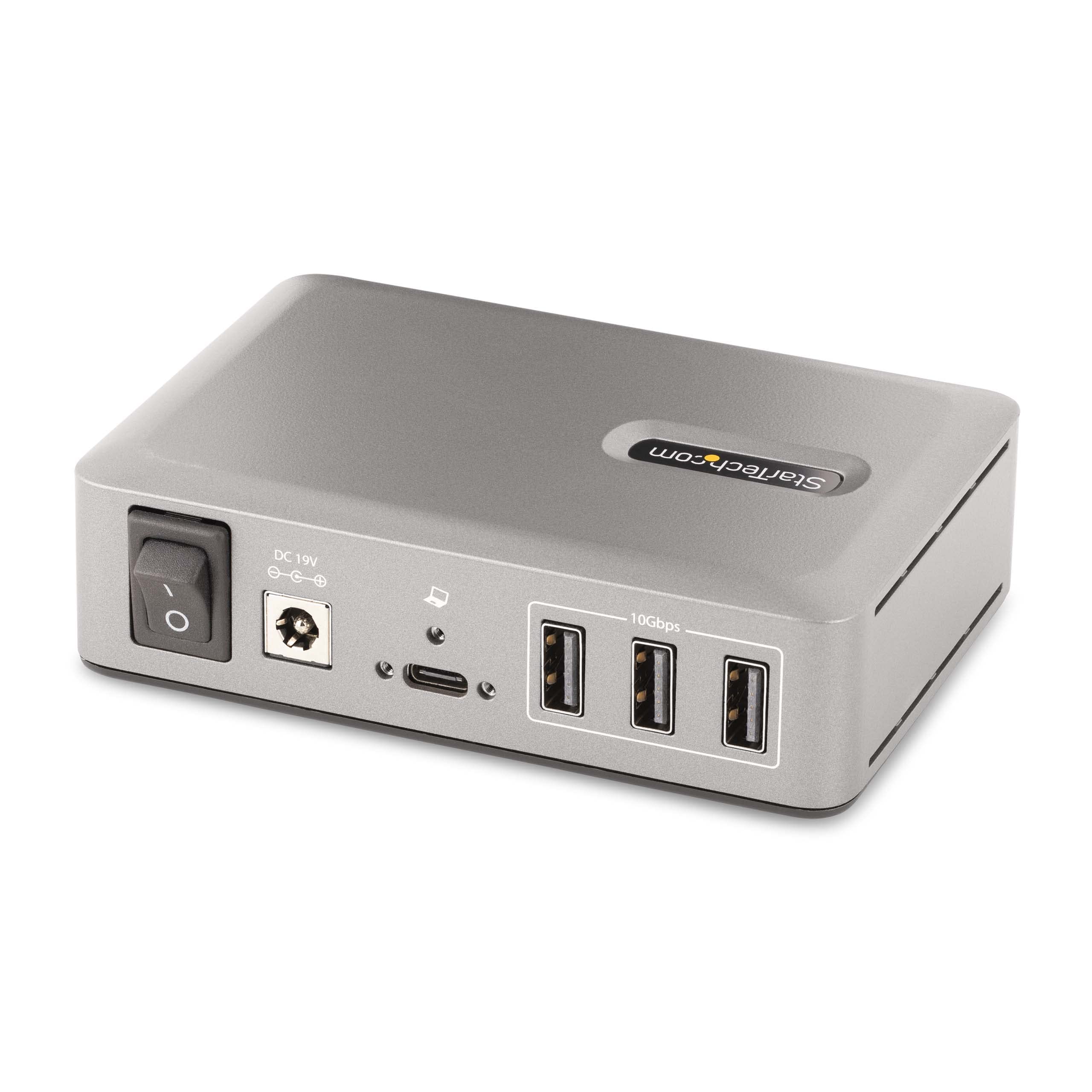 10-Port USB-C Hub Self-Powered 10Gbps