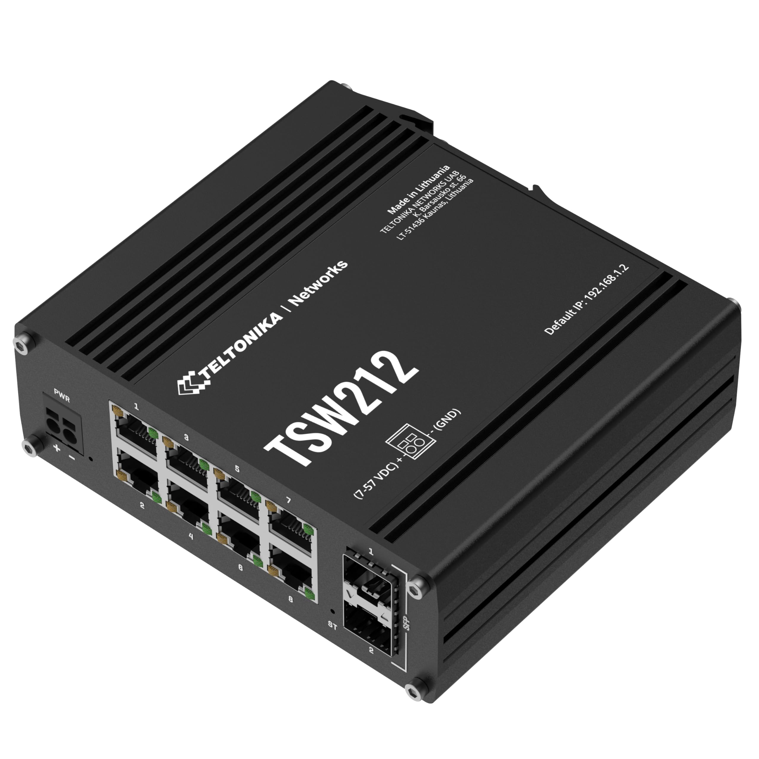 TELTONIKA NETWORKS TSW212 Layer2/L3 Managed Ethernet switch