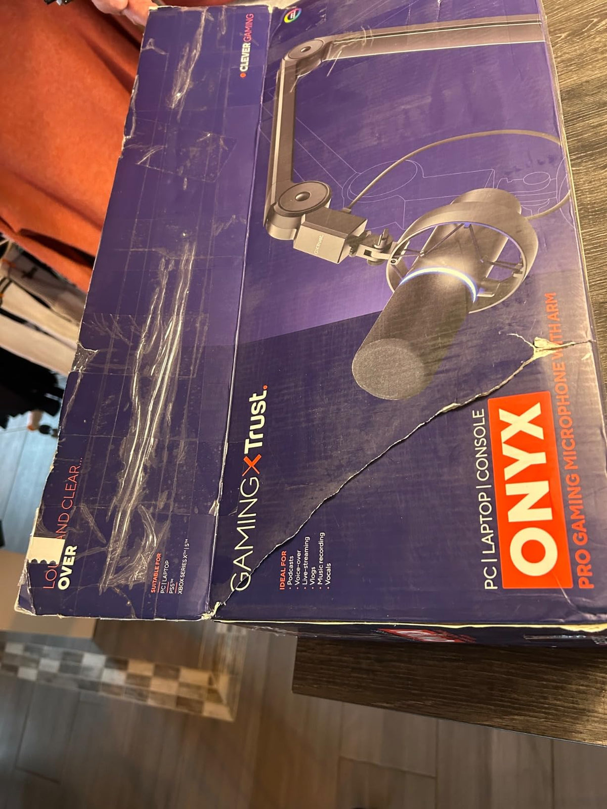 TRUST Microphone Pro ONYX avec bras - GXT255+