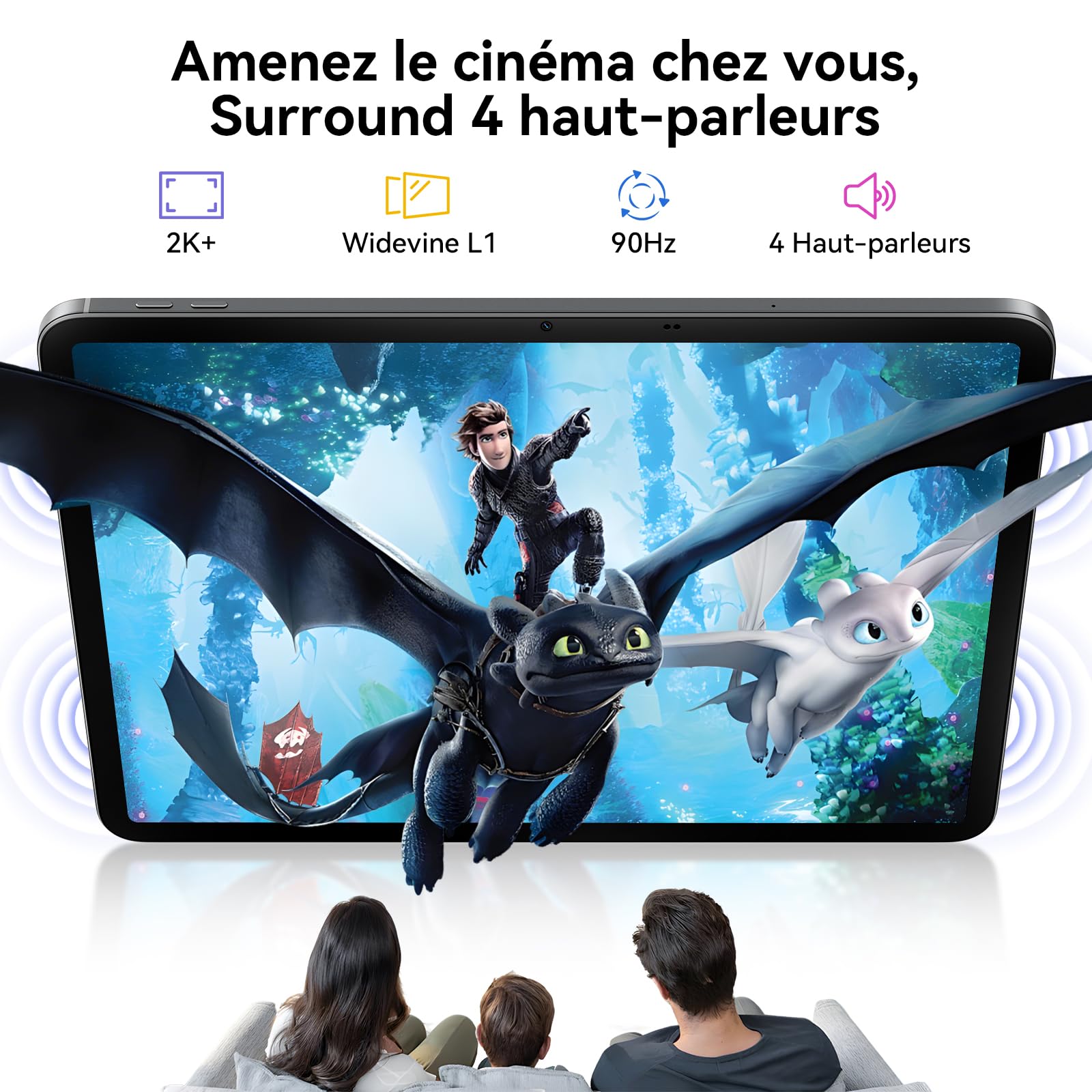 Blackview Link 8 (Tablette Wifi - 12.7'' - 256 Go, 6 Go RAM) Gris