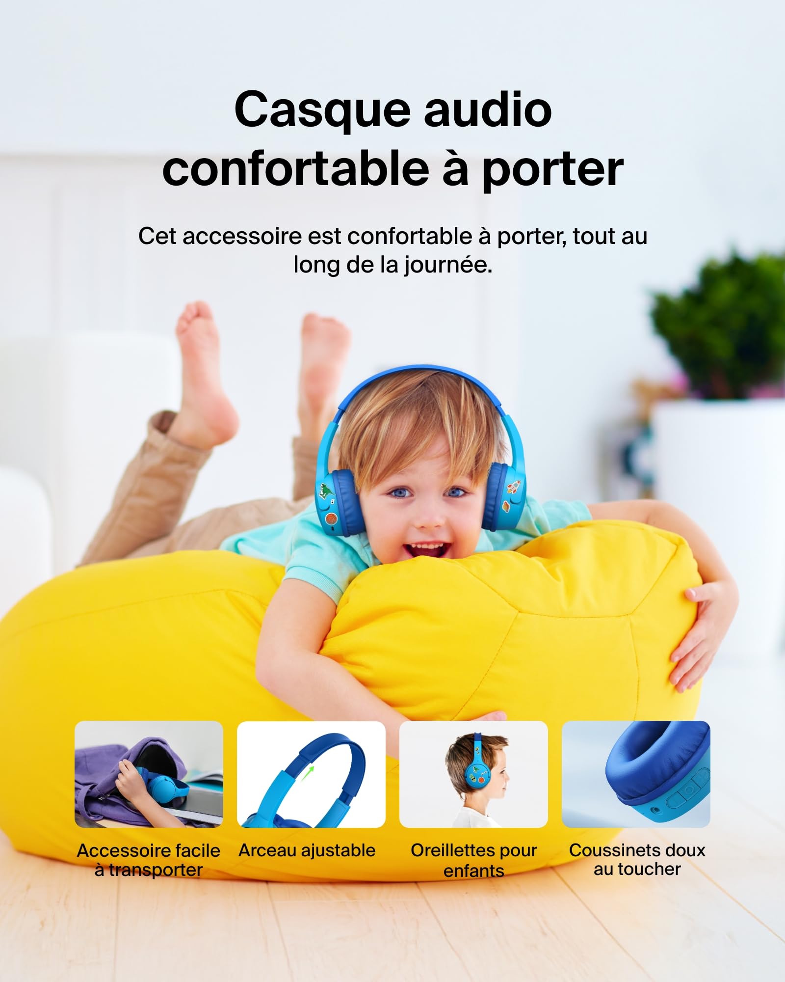 BELKIN Soundform Mini Kids Headphones Blue