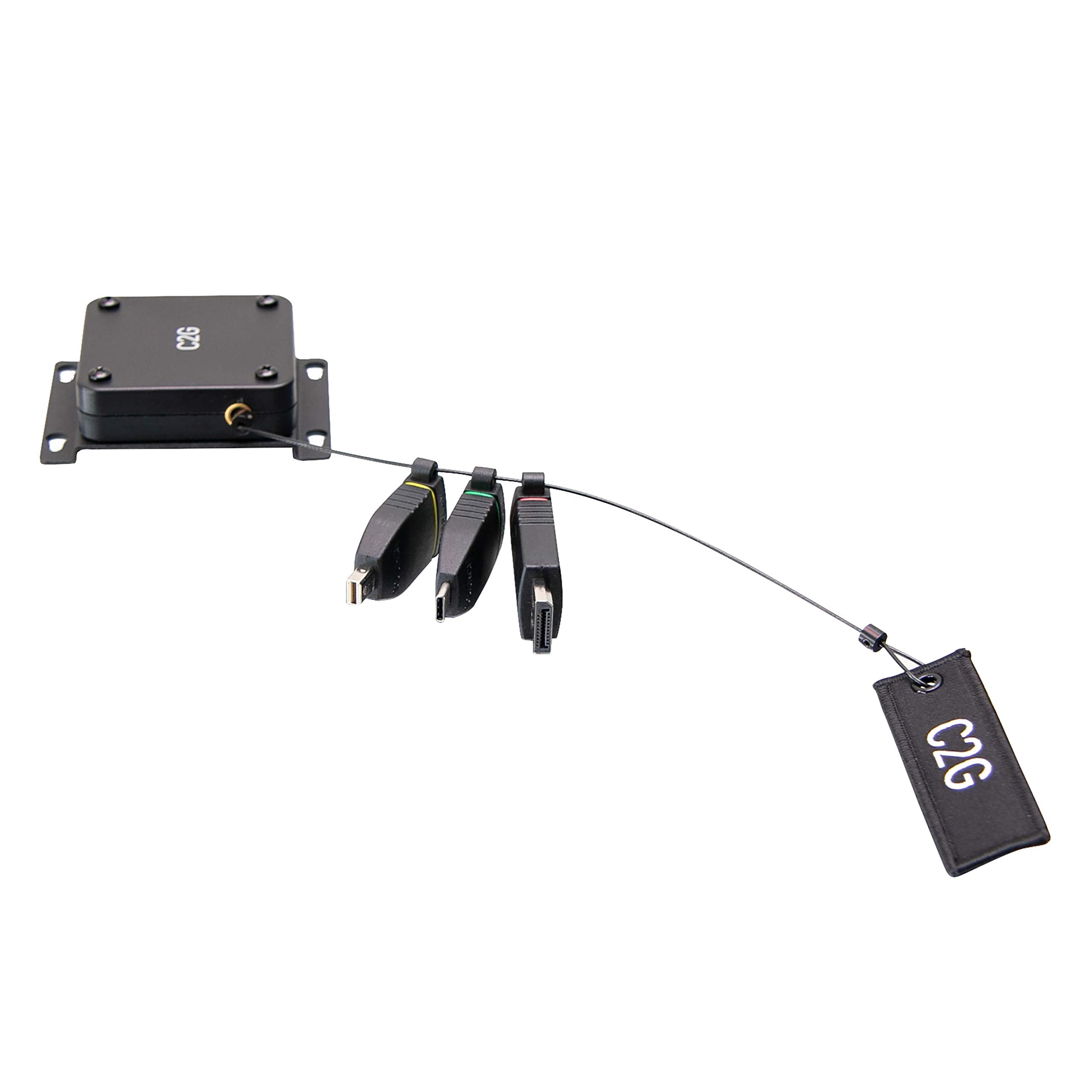C2G HDMI Adapter Ring mDP DP USBC Rectractor