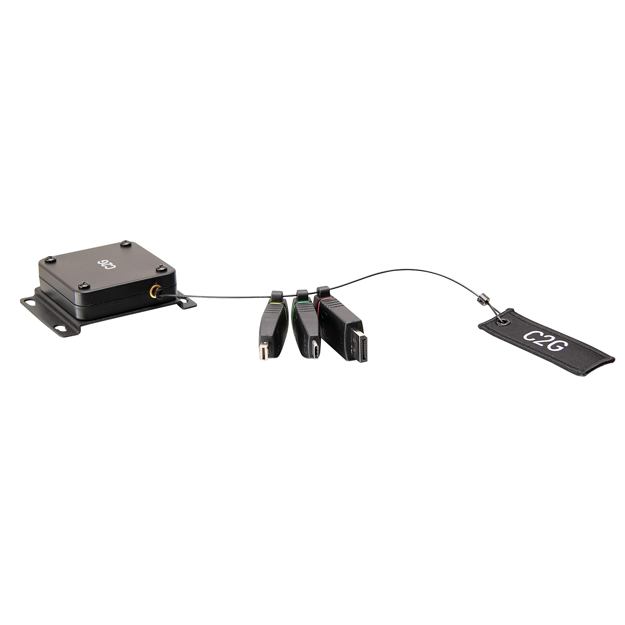 C2G HDMI Adapter Ring mDP DP USBC Rectractor