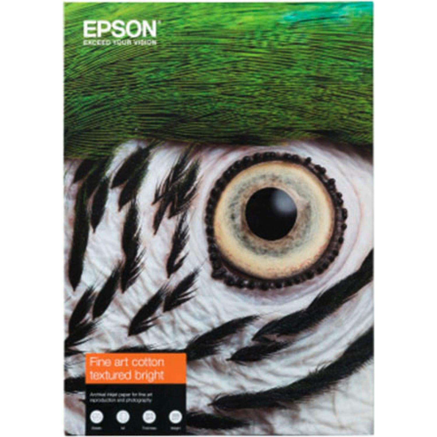 EPSON Fine Art Cotton Textured Bright A2 25 Sheets