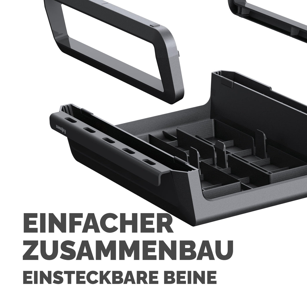 FELLOWES Monitor Support Breyta Black