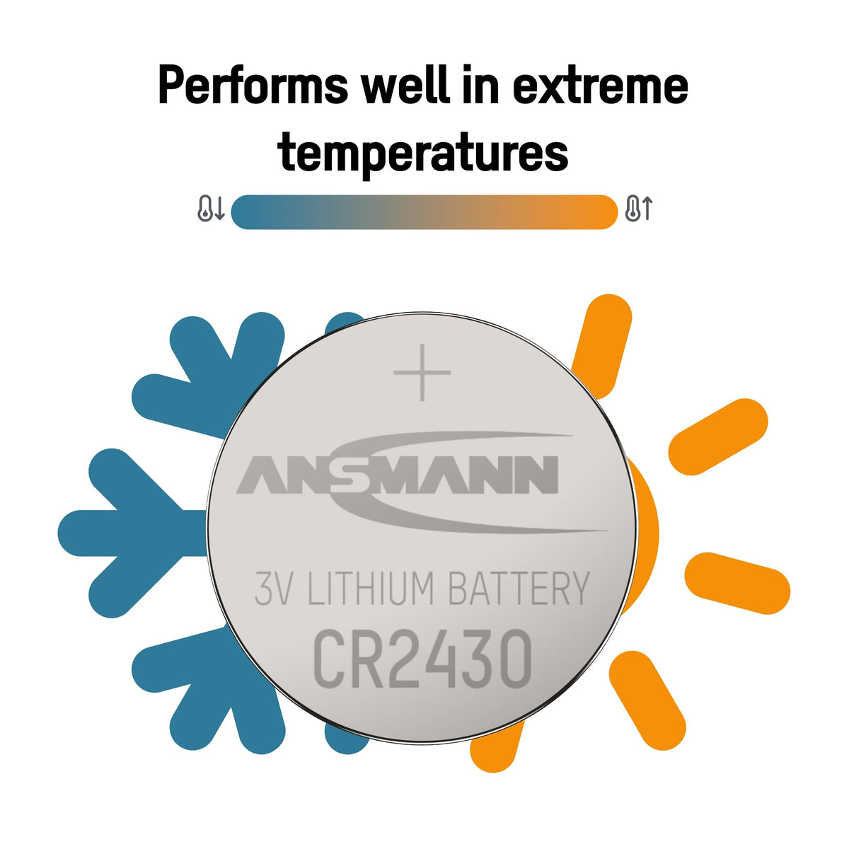 ANSMANN Piles lithium 5020092 CR2430 blister de 1