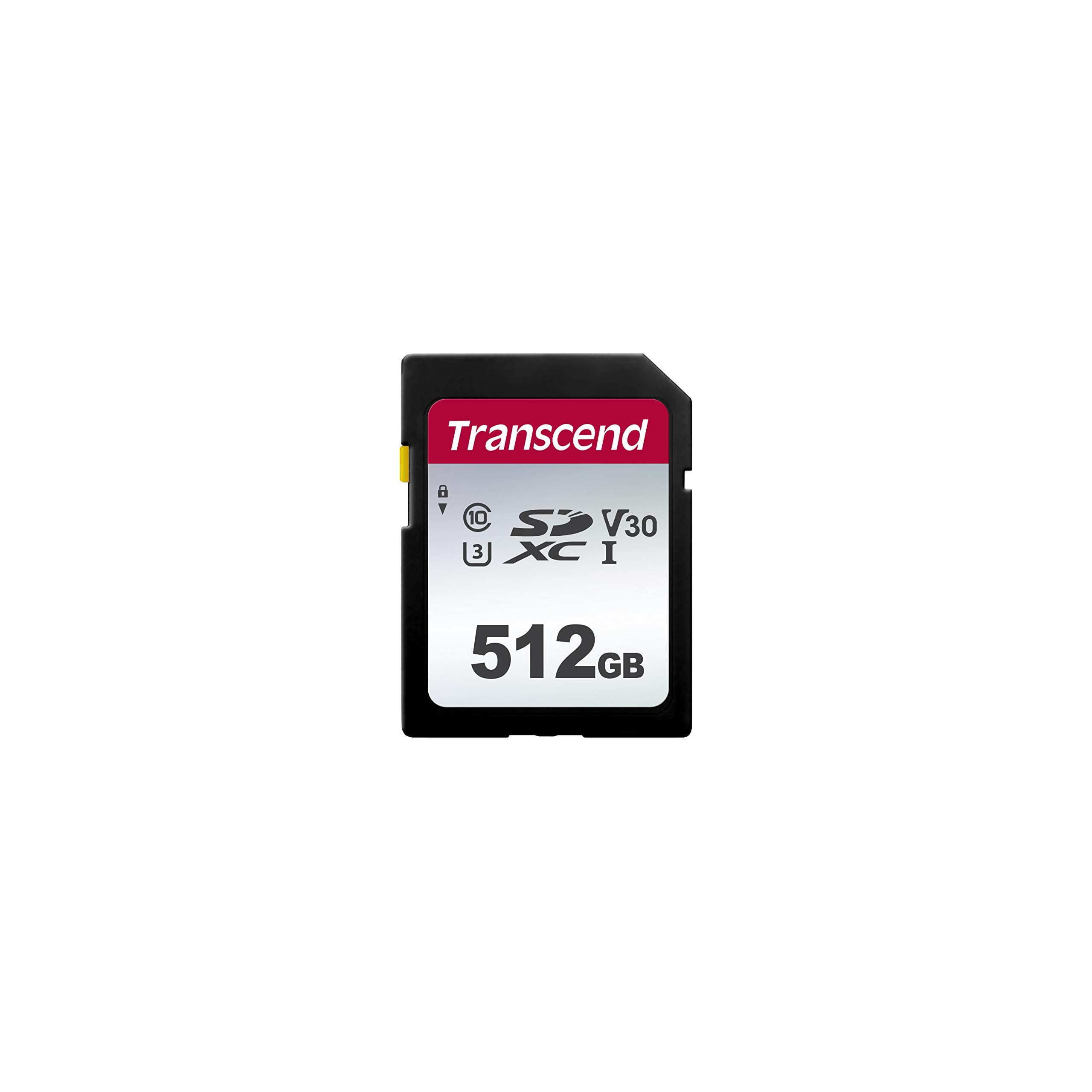 TRANSCEND 512Go UHS-I U3 Carte SD pour appareil photo numérique
