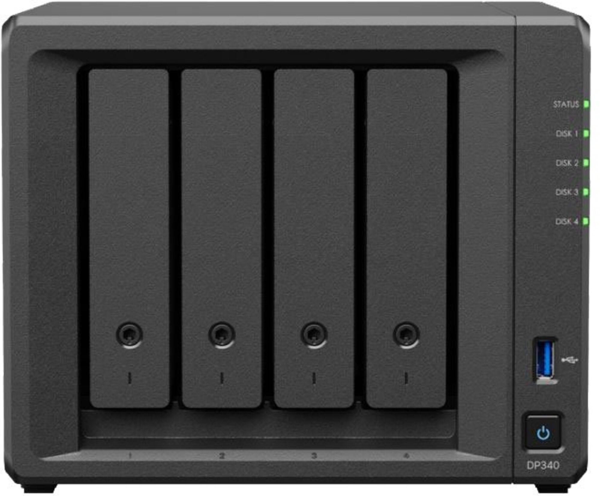 SYNOLOGY DP340 Backup Solution 4 Sockets AMD Ryzen Embedded R1600 16Go Memory
